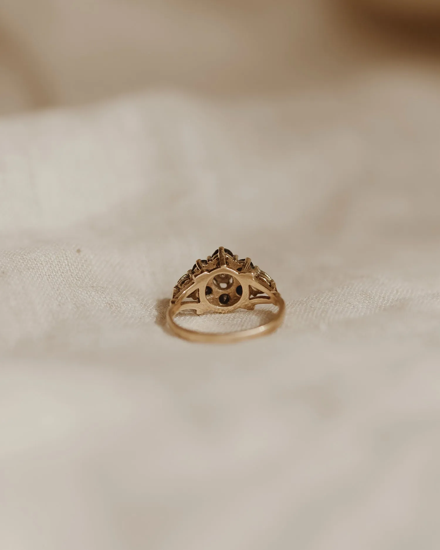 Norma 9ct Gold Sapphire & Diamond Ring sold by Rock n Rose product image thumbnail 4
