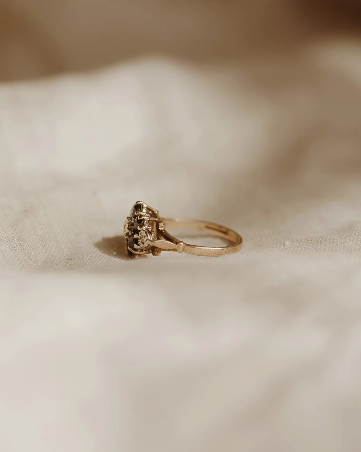 Norma 9ct Gold Sapphire & Diamond Ring sold by Rock n Rose product image thumbnail 5