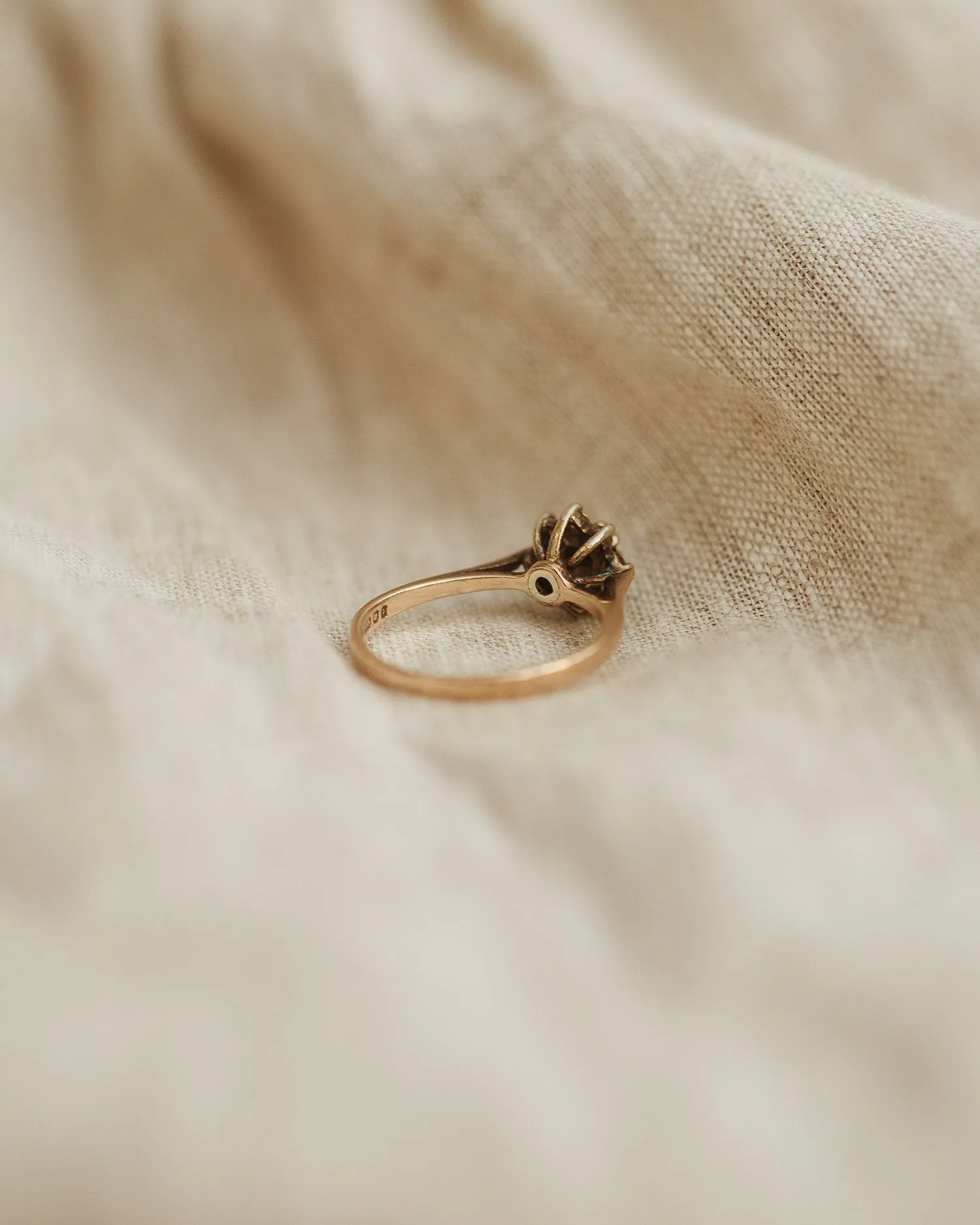 Harriette 9ct Gold Sapphire Cluster Ring sold by Rock n Rose product image thumbnail 4