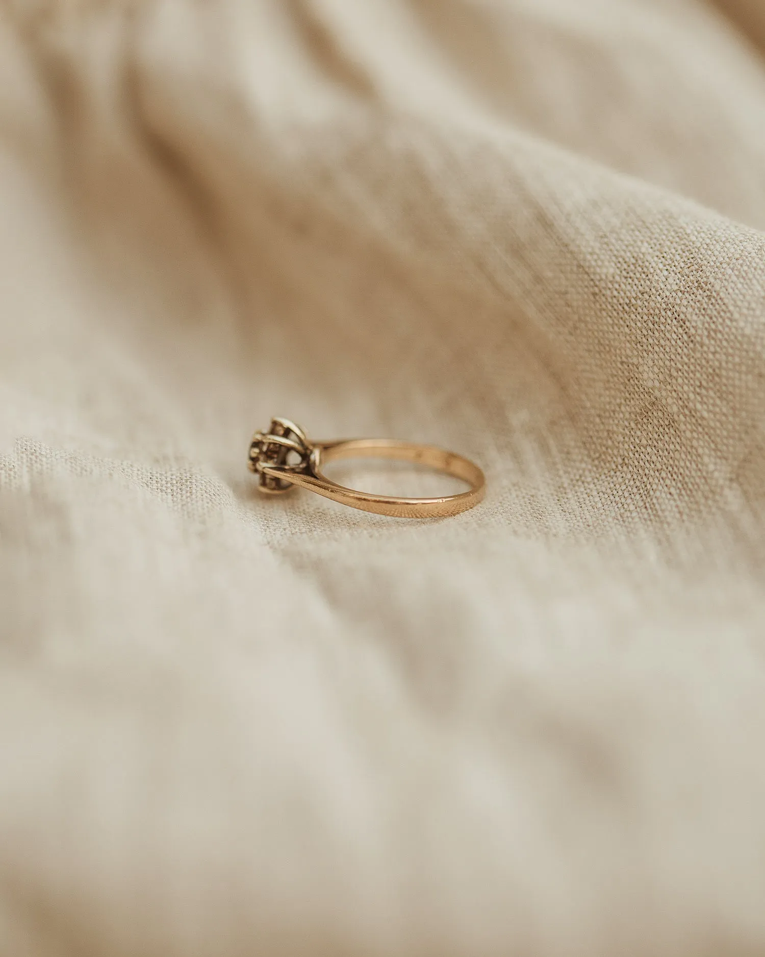 Harriette 9ct Gold Sapphire Cluster Ring sold by Rock n Rose product image thumbnail 5