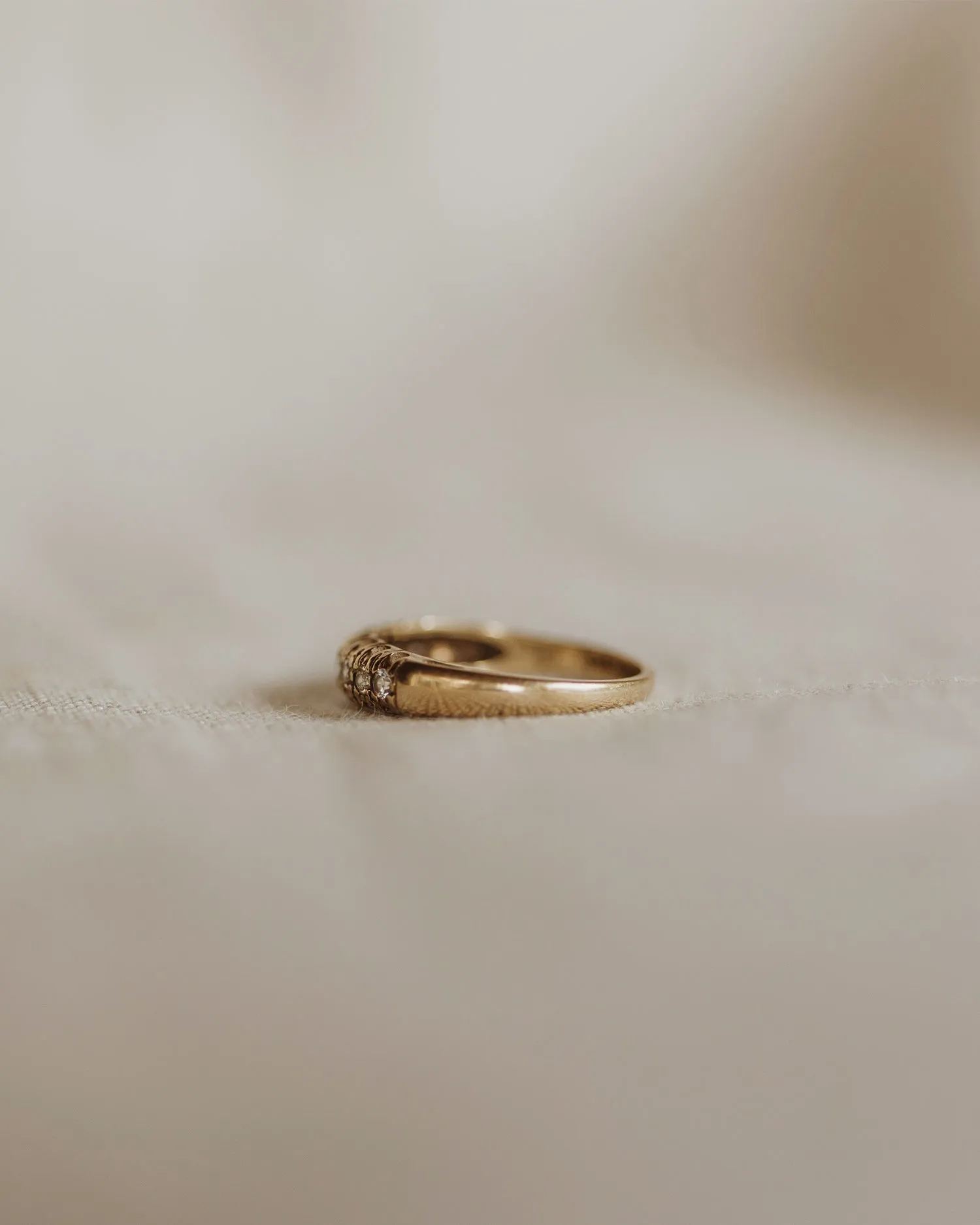 Dolores 9ct Gold Half Eternity Ring sold by Rock n Rose product image thumbnail 5