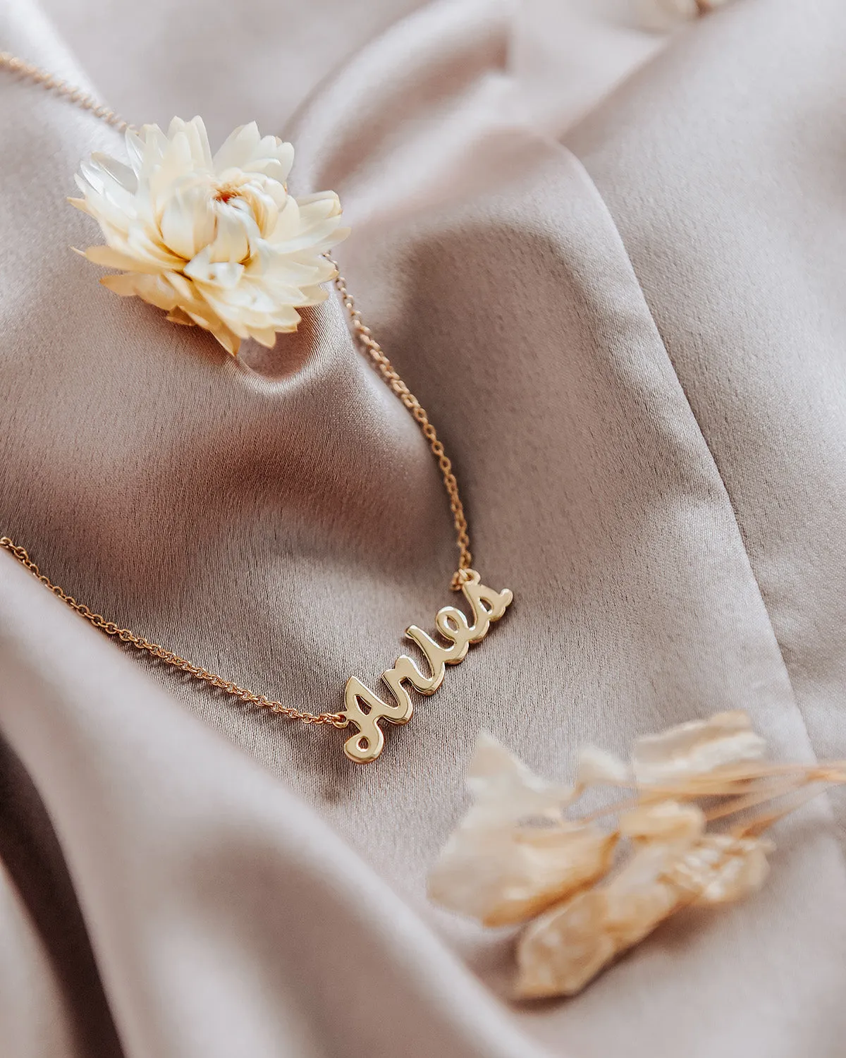 Aries Zodiac Nameplate Necklace sold by Rock n Rose product image thumbnail 4