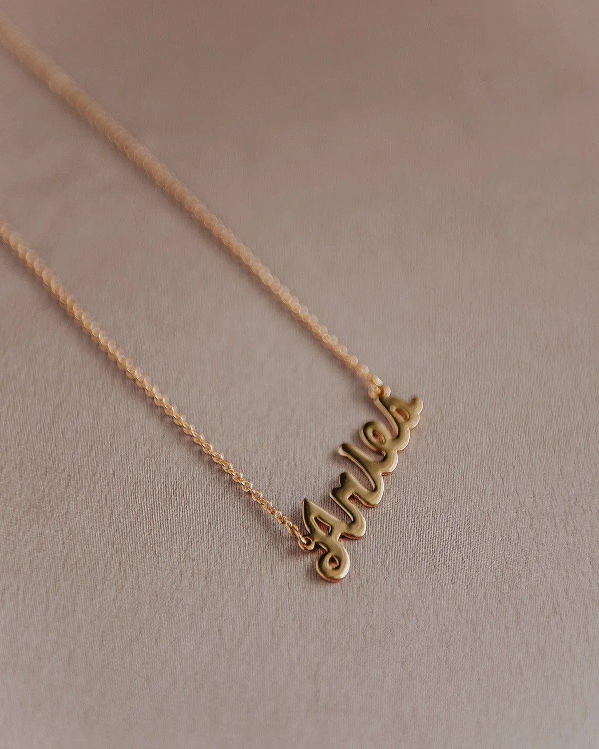 Aries Zodiac Nameplate Necklace sold by Rock n Rose product image thumbnail 2