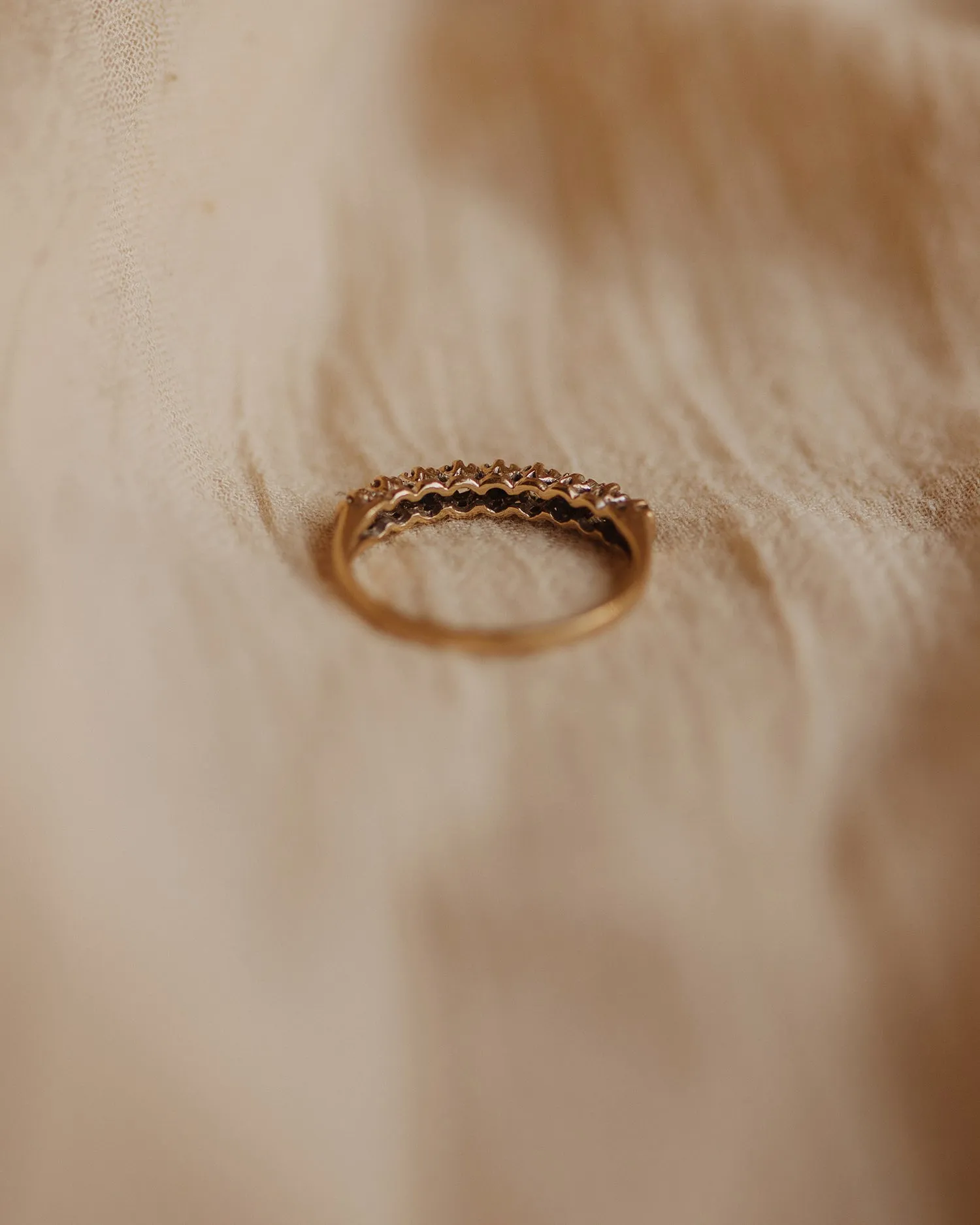 Norma 1987 9ct Gold Vintage Sapphire Ring sold by Rock n Rose product image thumbnail 4