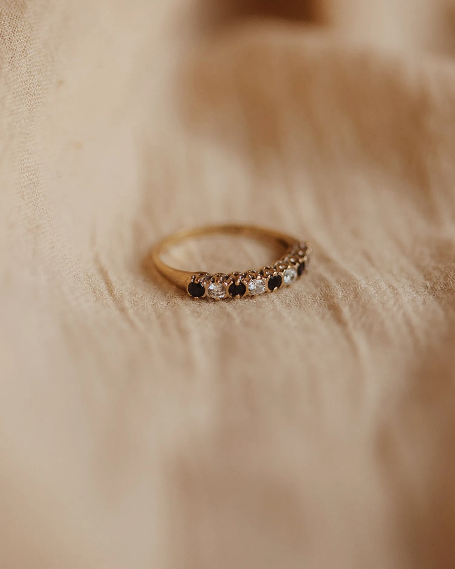 Norma 1987 9ct Gold Vintage Sapphire Ring sold by Rock n Rose product image thumbnail 3