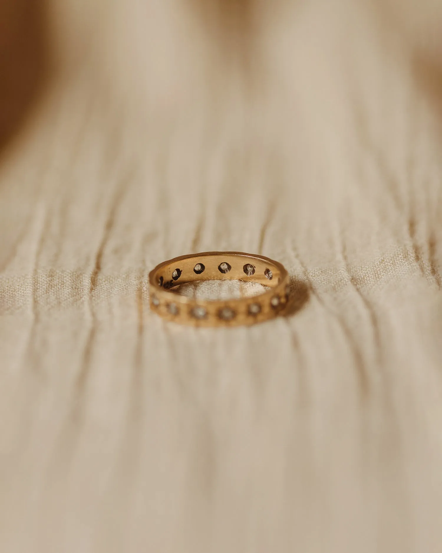 Maya 9ct Gold Eternity Ring sold by Rock n Rose product image thumbnail 3