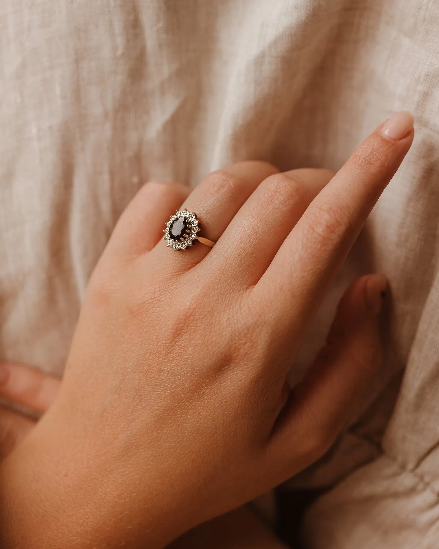 Hyacinth 9ct Gold Sapphire Ring sold by Rock n Rose