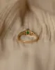 Eleanor Vintage 18ct Gold Emerald & Diamond Ring sold by Rock n Rose