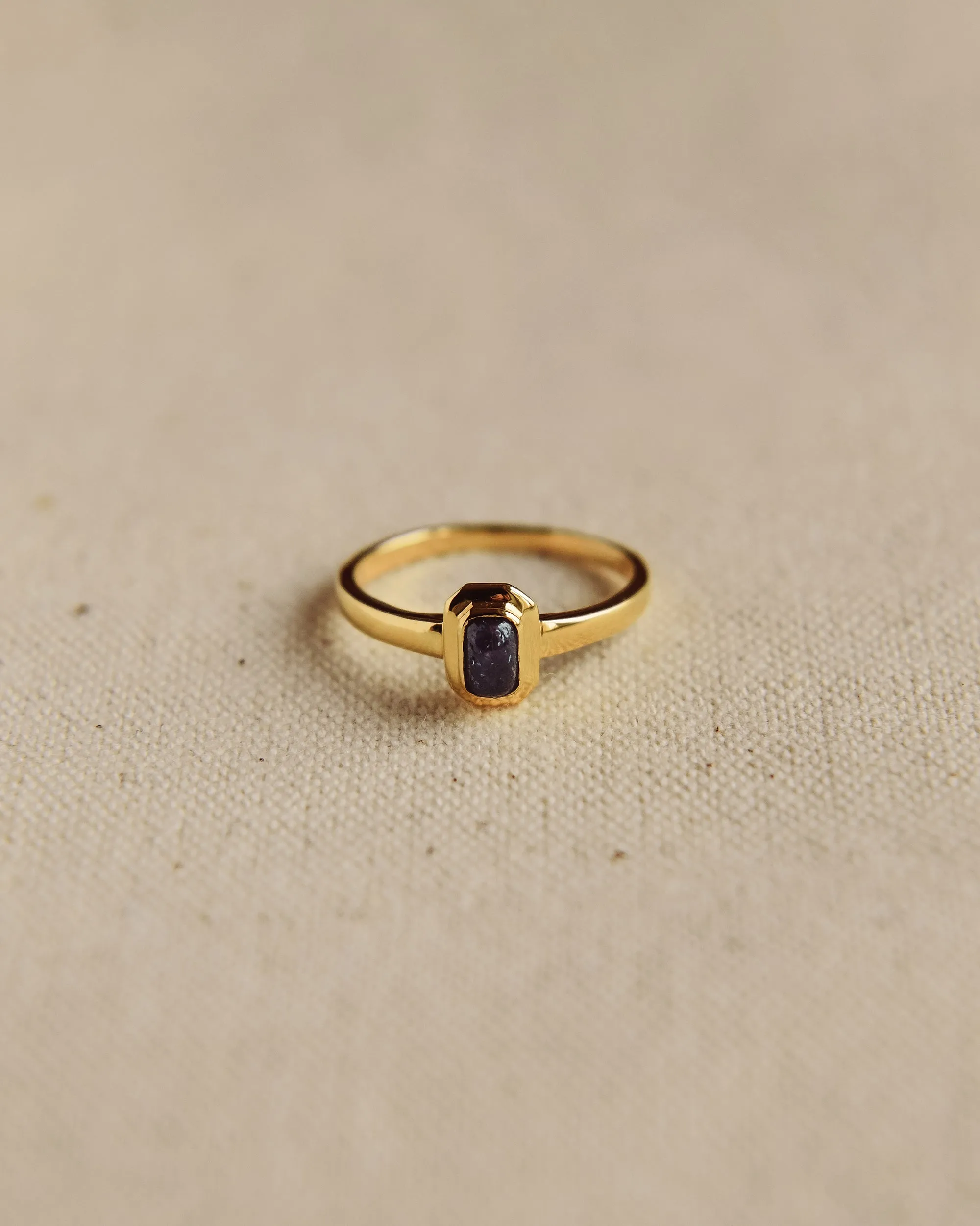 Frances Gold Vermeil Birthstone Ring - September sold by Rock n Rose