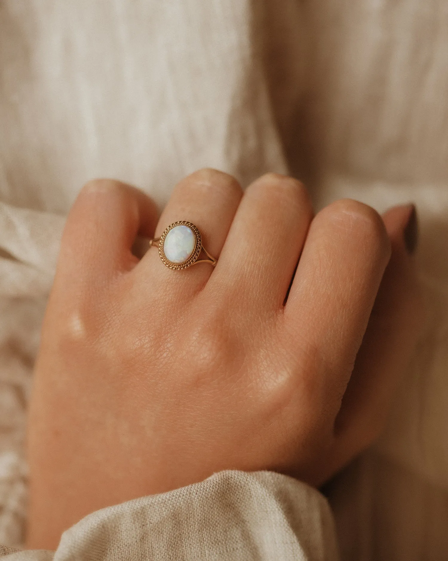 Whinnie 1986 9ct Gold Opal Ring sold by Rock n Rose product image thumbnail 2