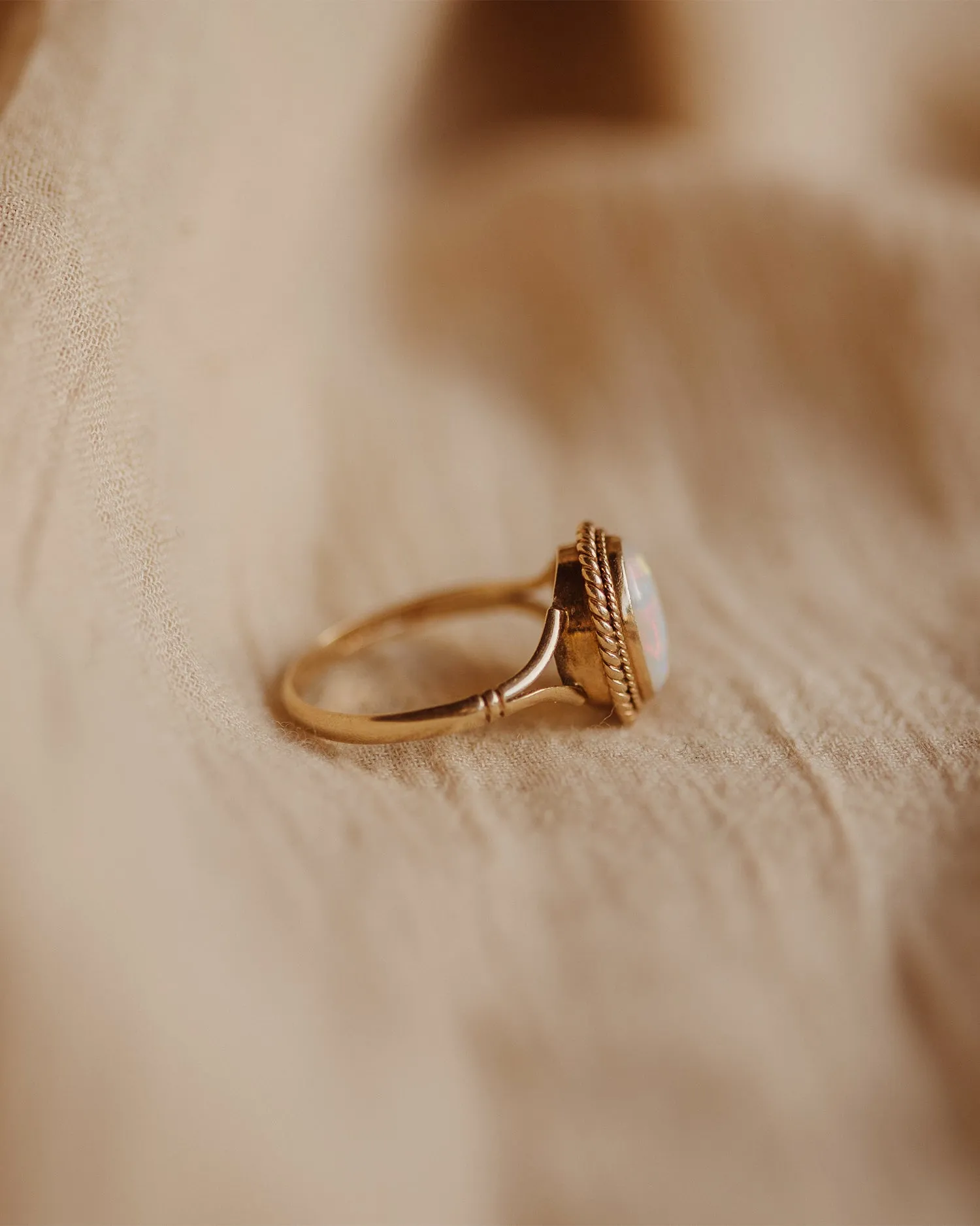 Whinnie 1986 9ct Gold Opal Ring sold by Rock n Rose product image thumbnail 4