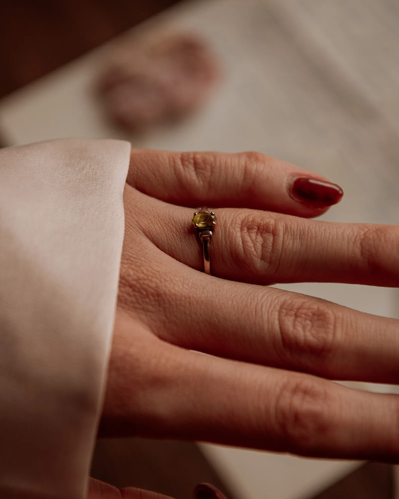 Joanna 9ct Gold Peridot Ring sold by Rock n Rose product image thumbnail 5