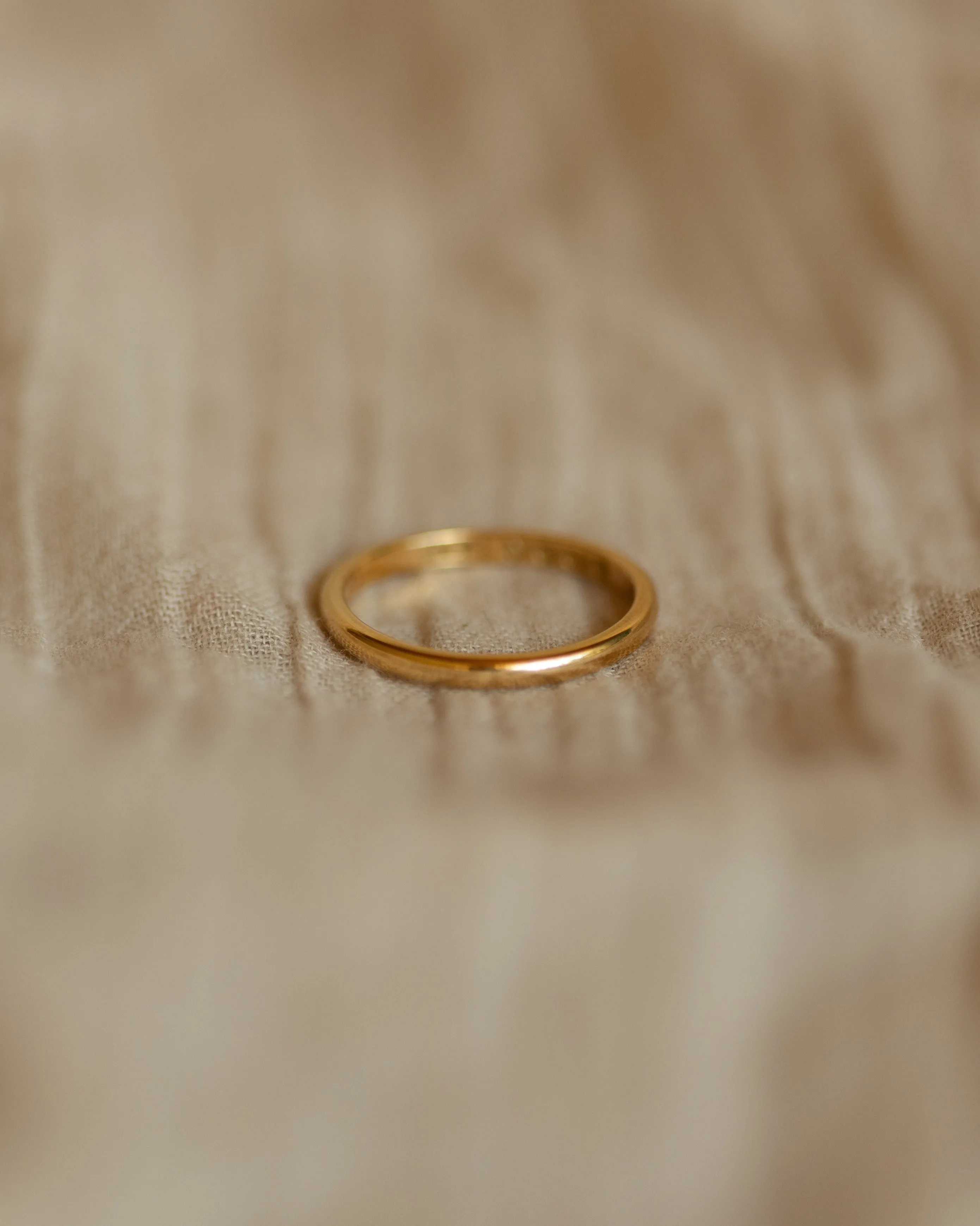 Annette 1948 Vintage 22ct Gold Simple Band Ring sold by Rock n Rose product image thumbnail 3