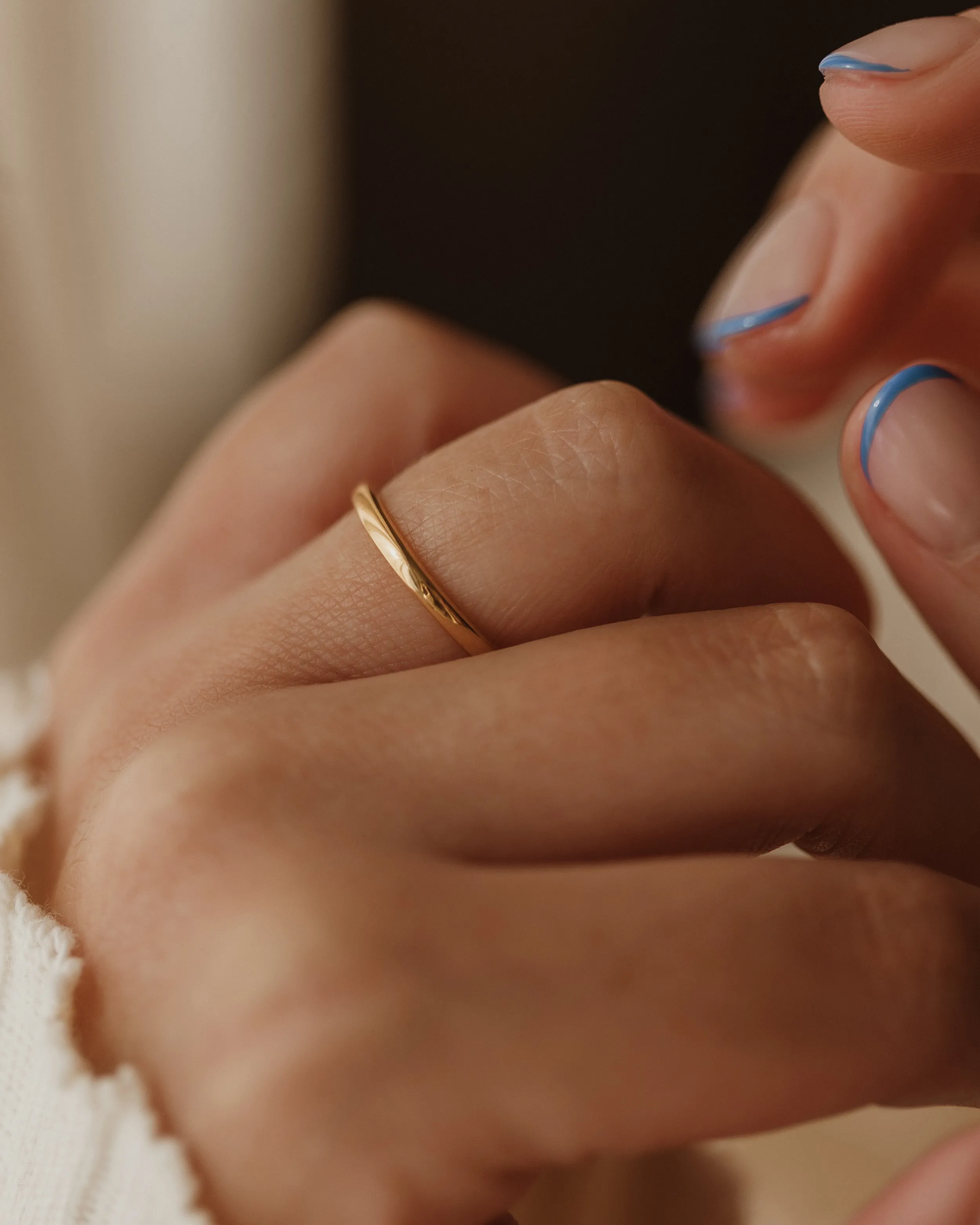 Annette 1948 Vintage 22ct Gold Simple Band Ring sold by Rock n Rose
