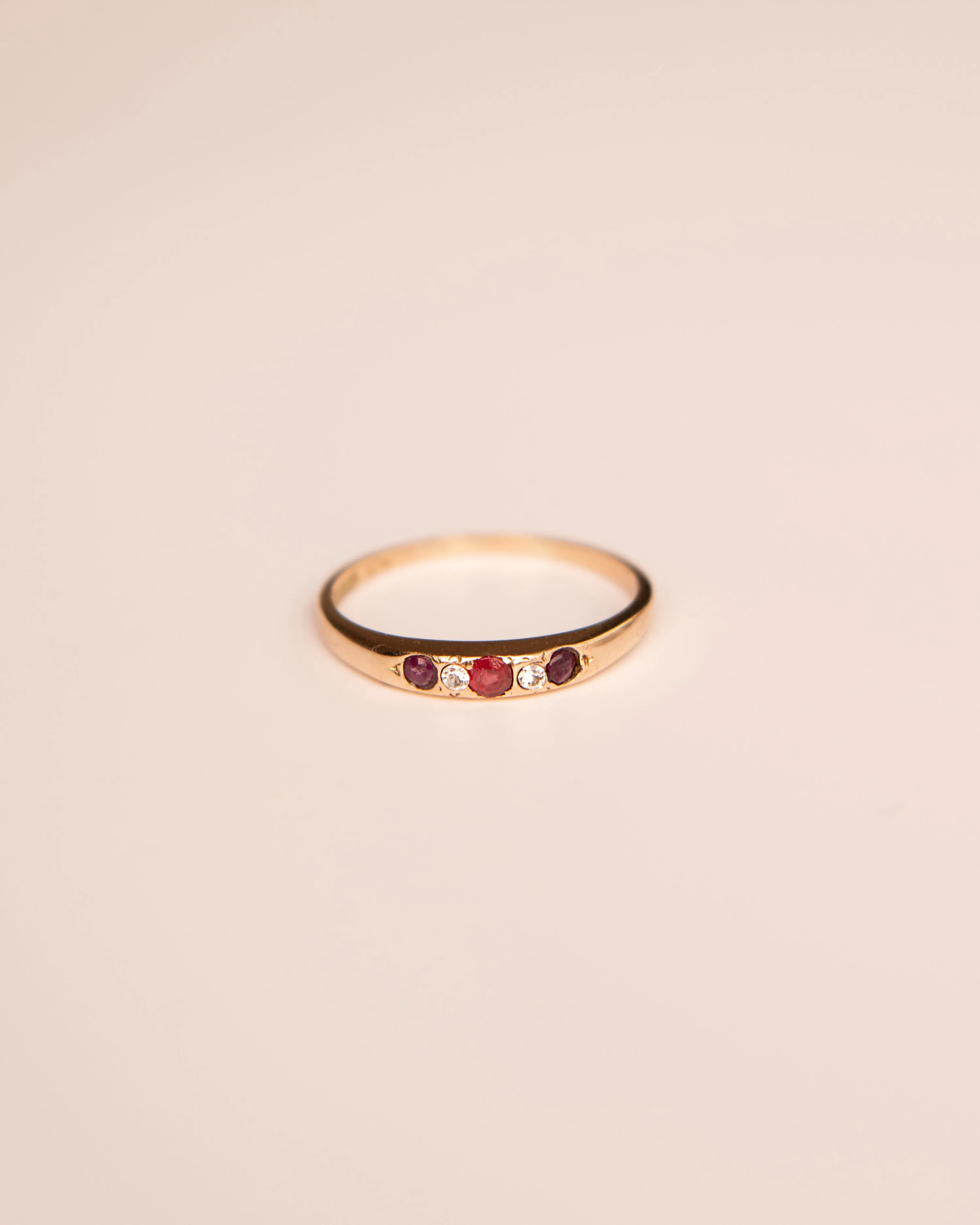 Seraphina 9ct Gold Garnet & Ruby Ring sold by Rock n Rose