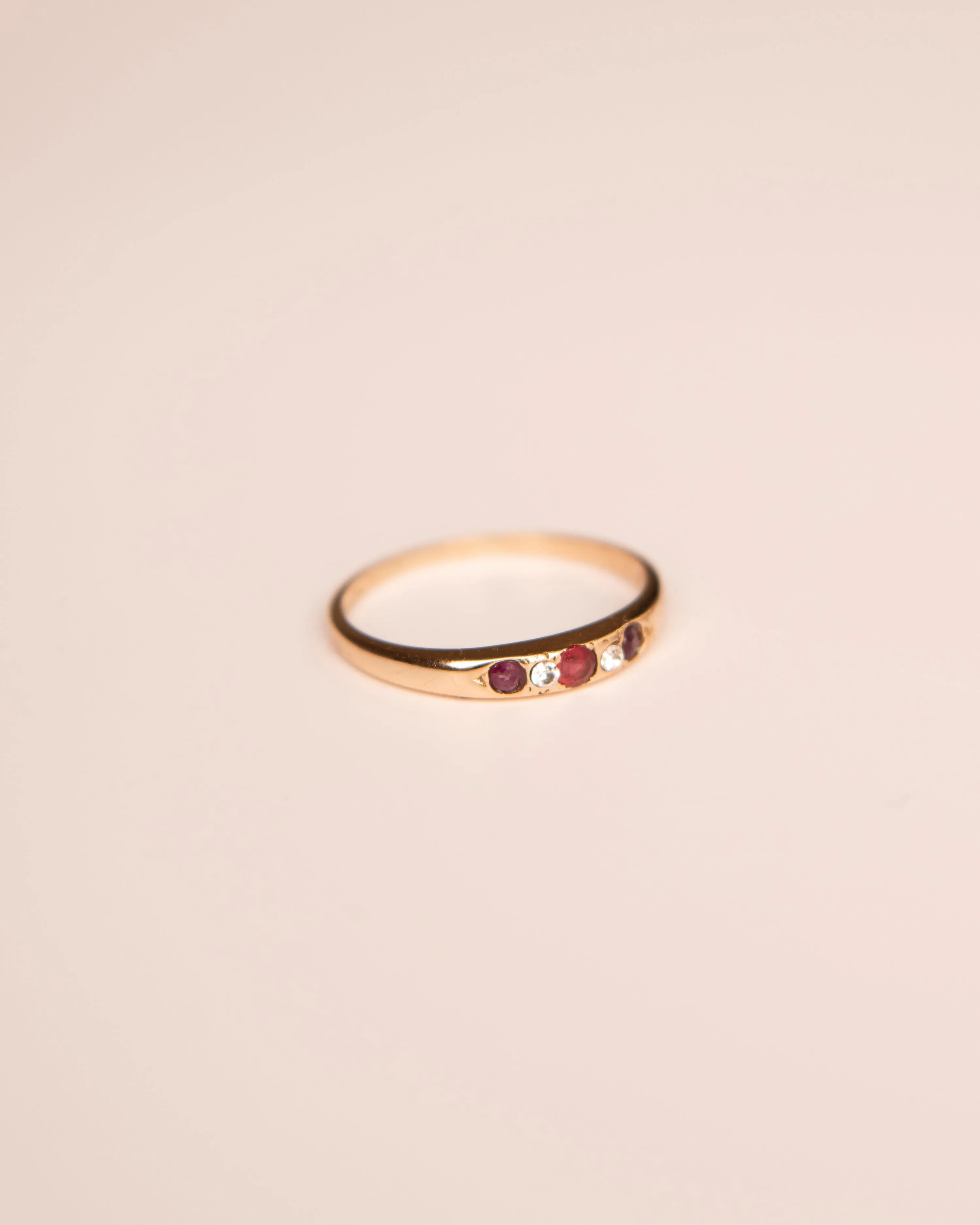 Seraphina 9ct Gold Garnet & Ruby Ring sold by Rock n Rose product image thumbnail 4