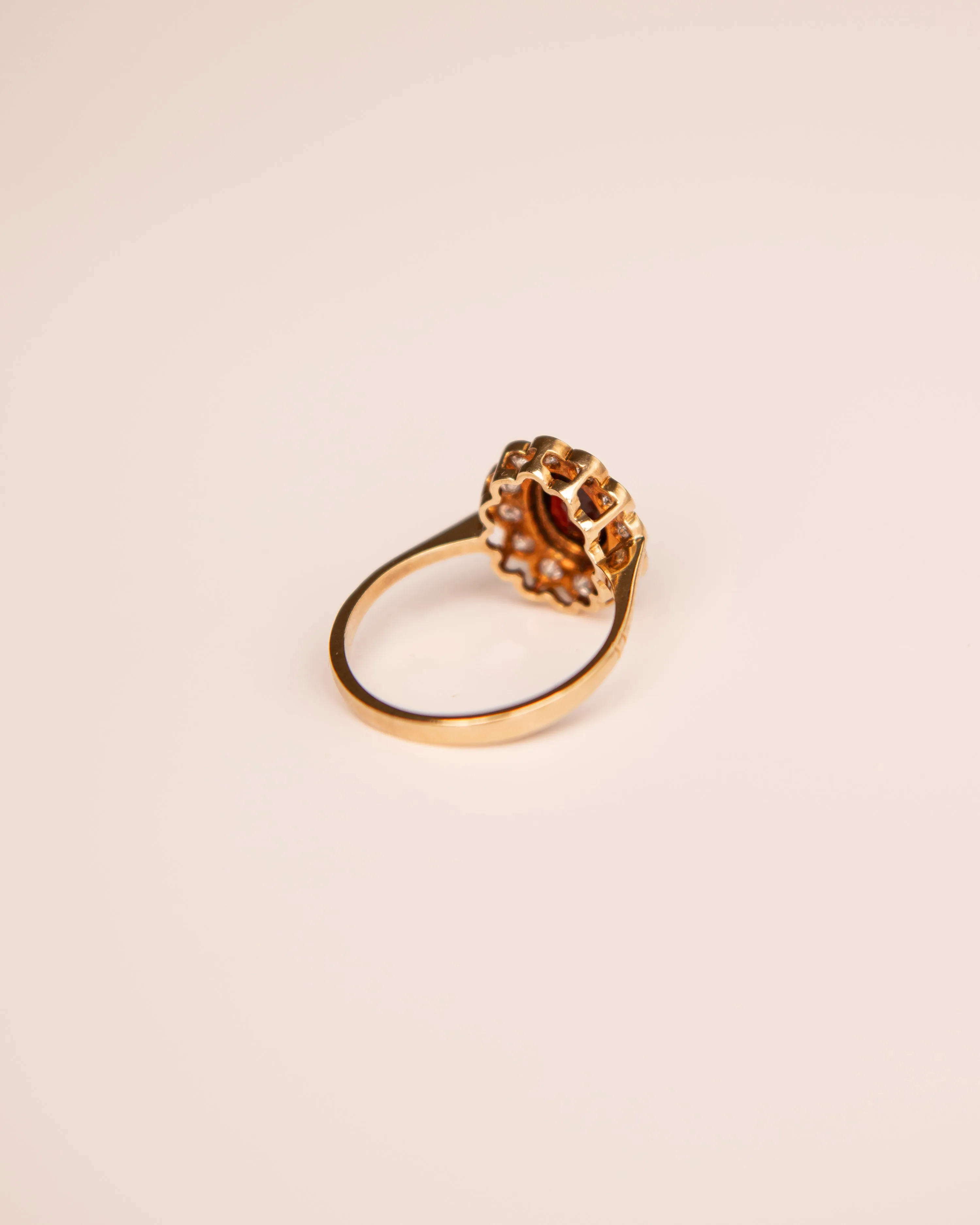 Josephine 9ct Gold Vintage Garnet Ring sold by Rock n Rose product image thumbnail 5