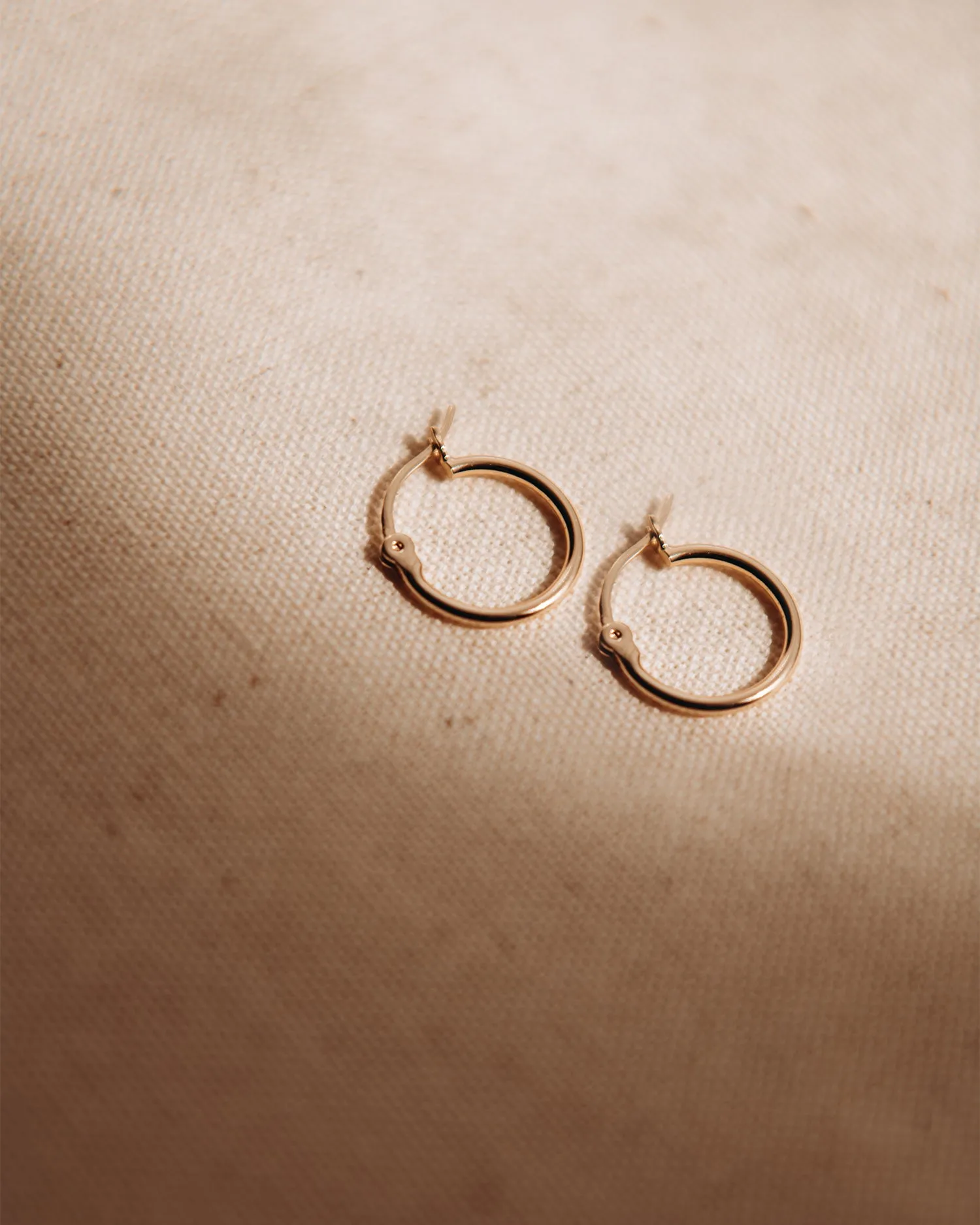 Irma Gold Vermeil 15mm Hoops sold by Rock n Rose product image thumbnail 2