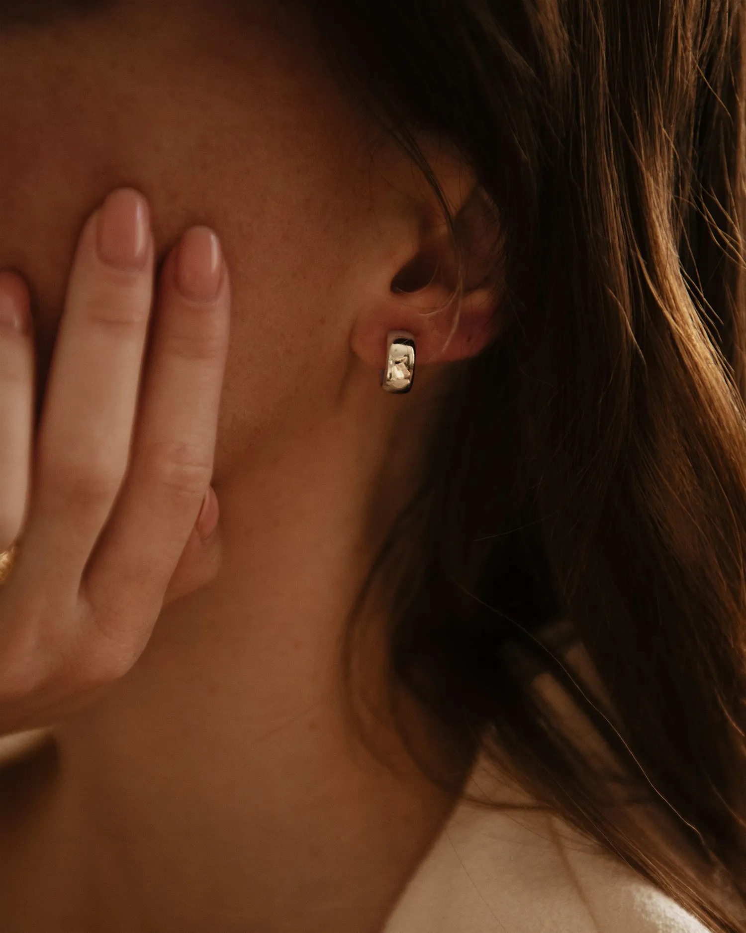 Sylvie Sterling Silver Hoops sold by Rock n Rose