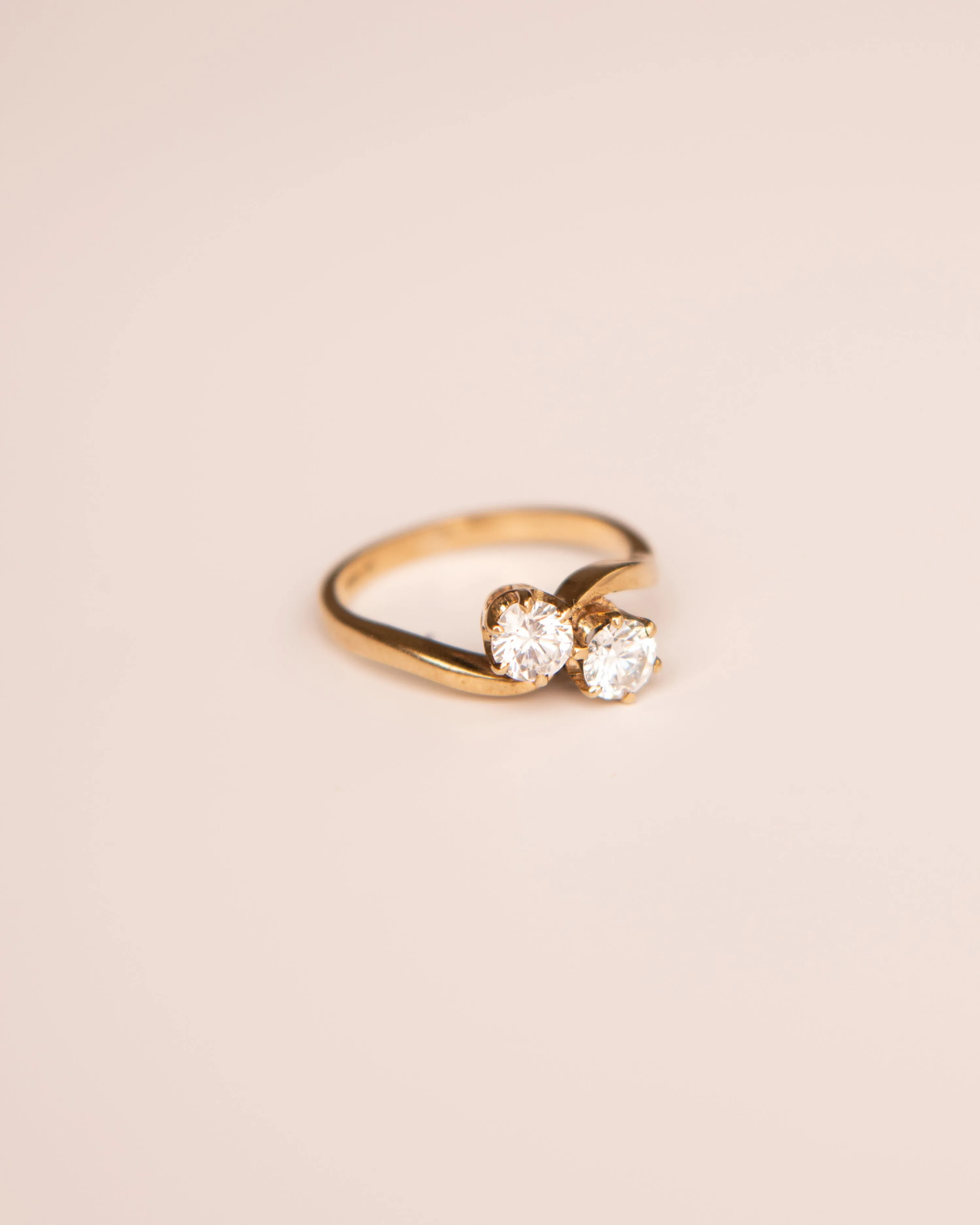 Maude 9ct Gold Vintage Crossover Ring sold by Rock n Rose product image thumbnail 3