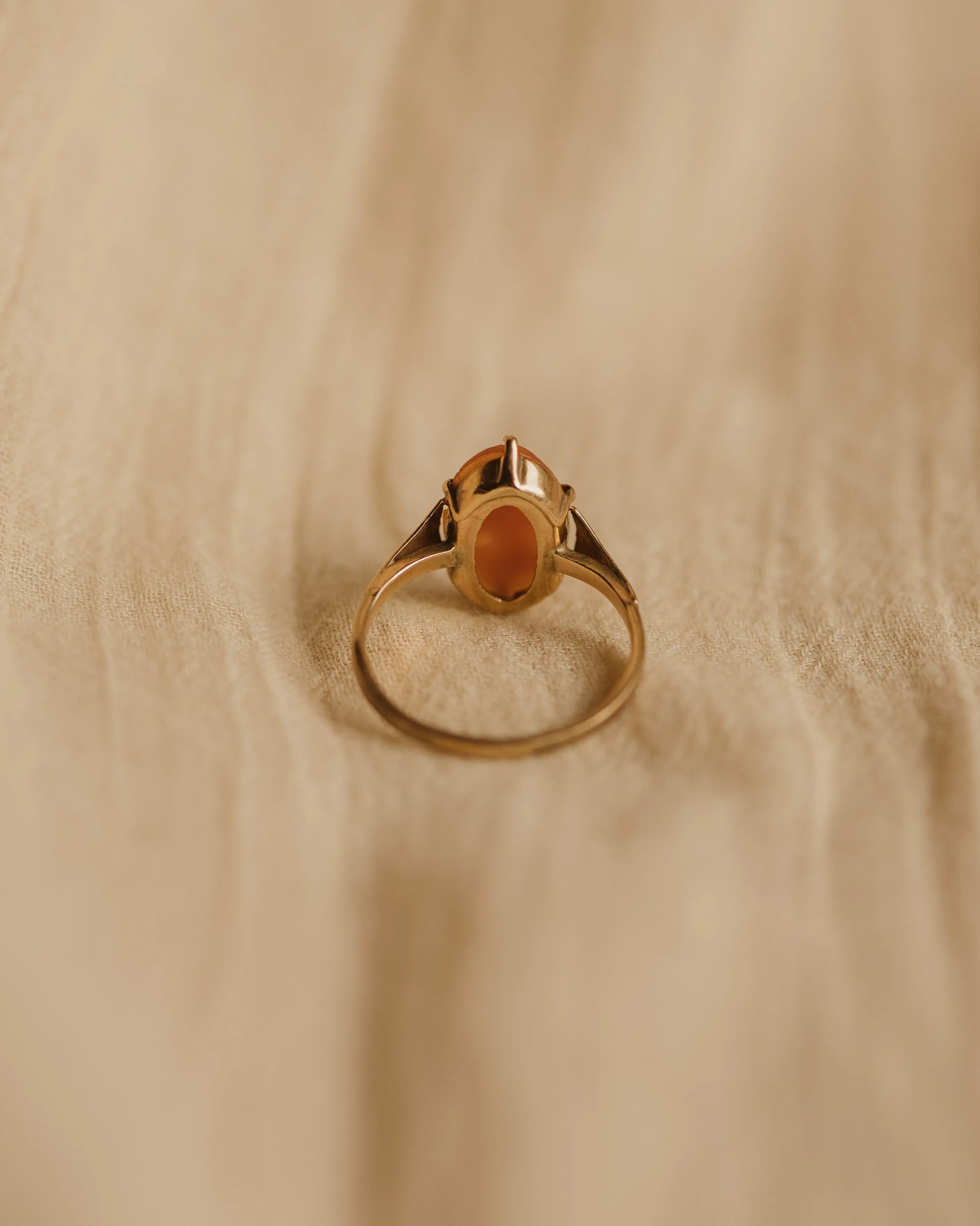 Constance Vintage 9ct Gold Cameo Ring sold by Rock n Rose product image thumbnail 5