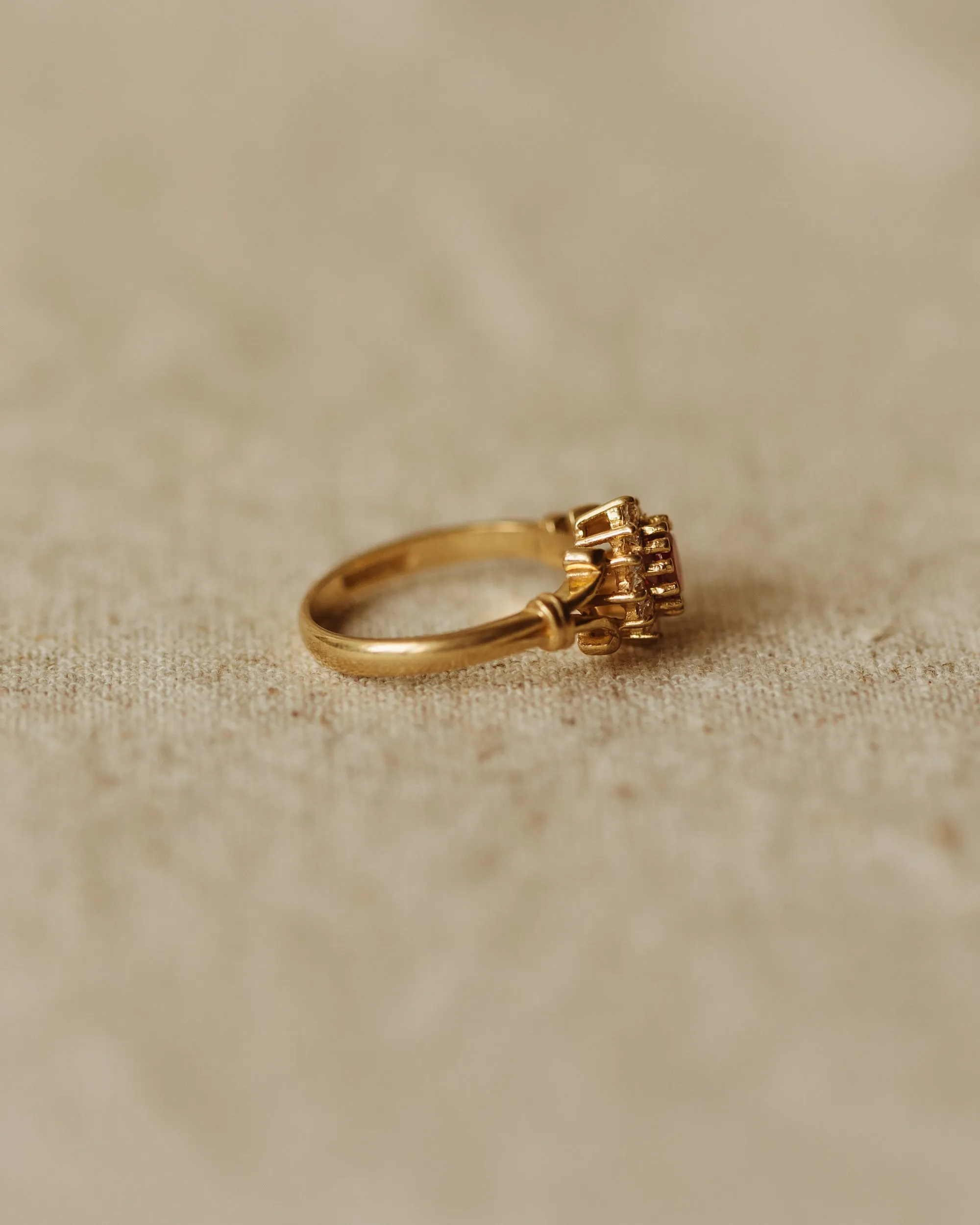 Eleanor 9ct Gold Vintage Ruby Ring sold by Rock n Rose product image thumbnail 5