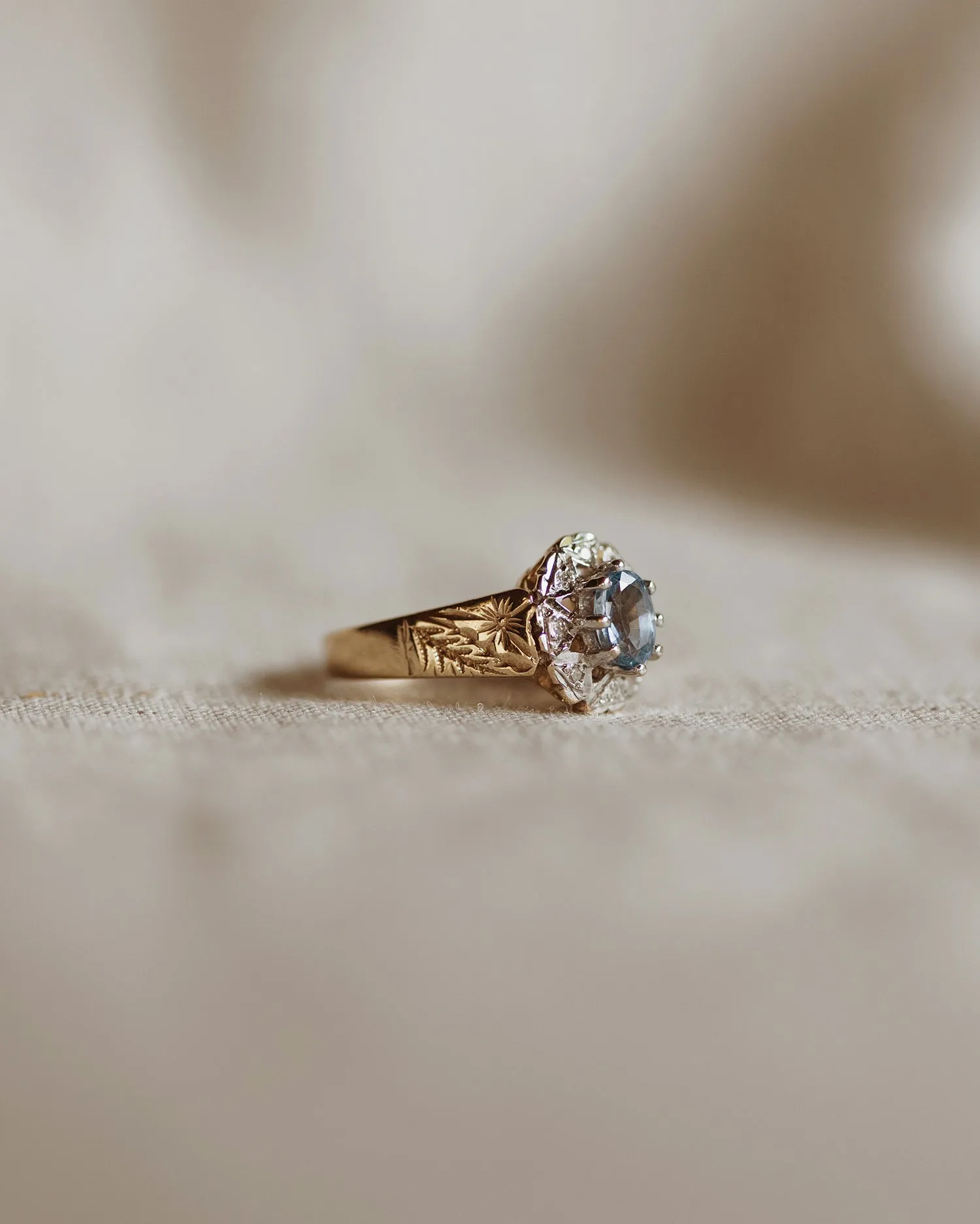 Verona 9ct Gold Blue Topaz Ring sold by Rock n Rose product image thumbnail 3