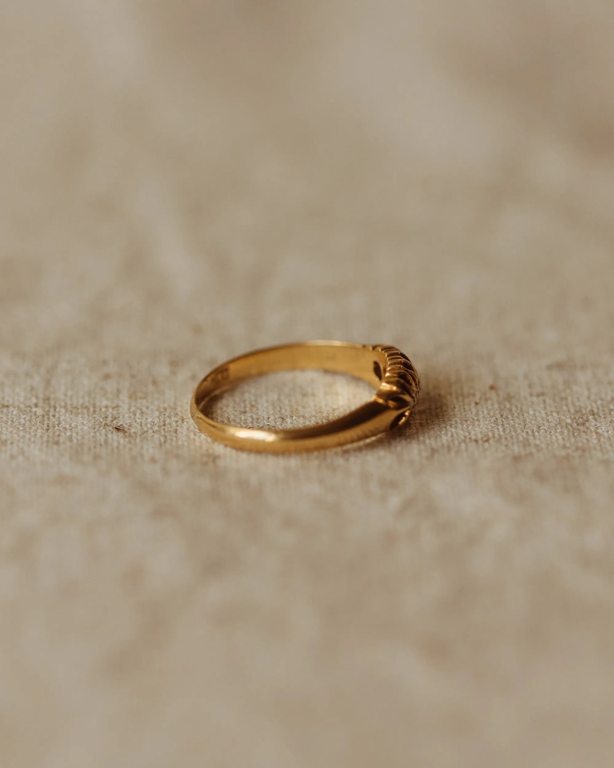 Olga Antique 18ct Gold Diamond Ring sold by Rock n Rose product image thumbnail 5