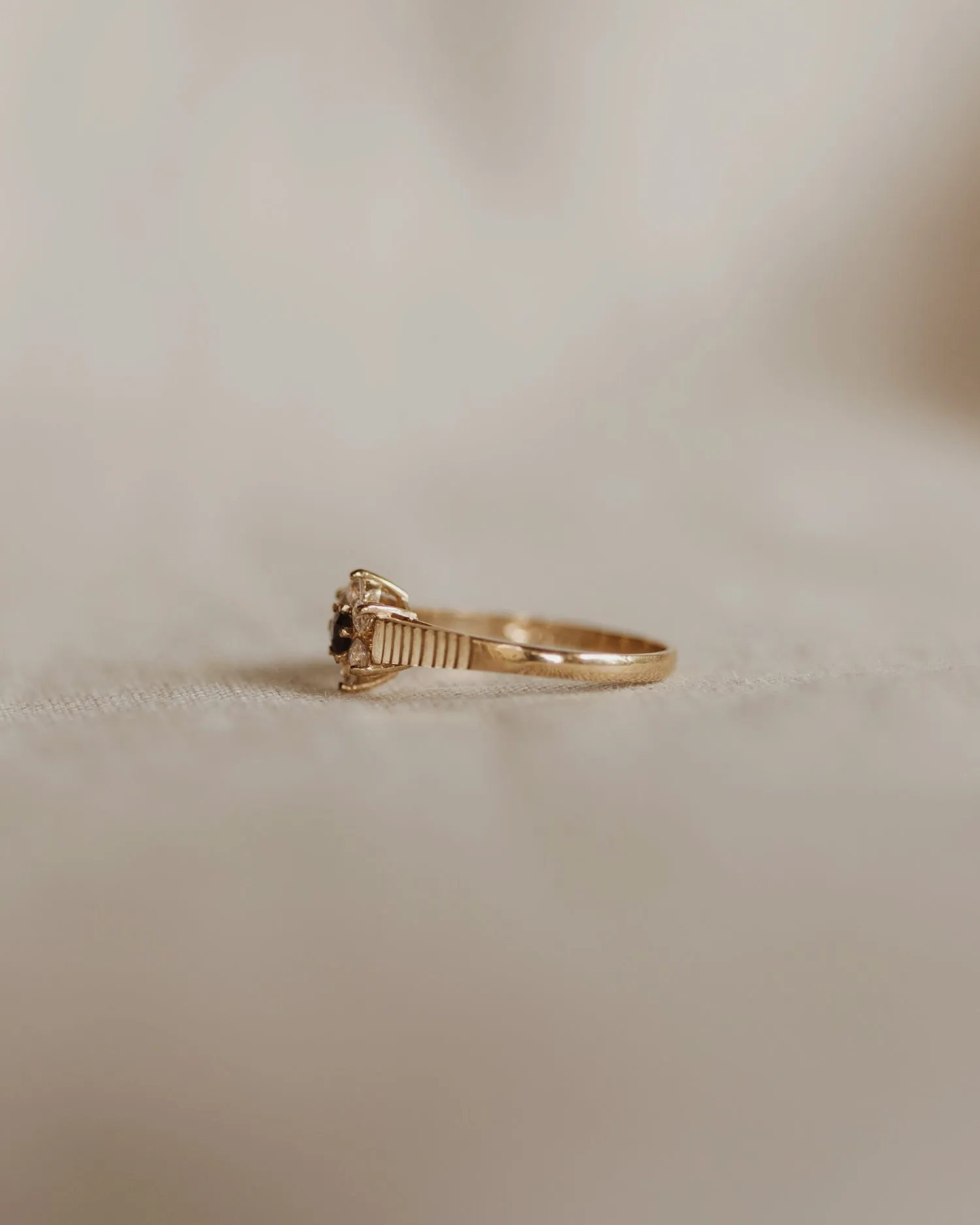 Marigold 9ct Gold Sapphire Ring sold by Rock n Rose product image thumbnail 5