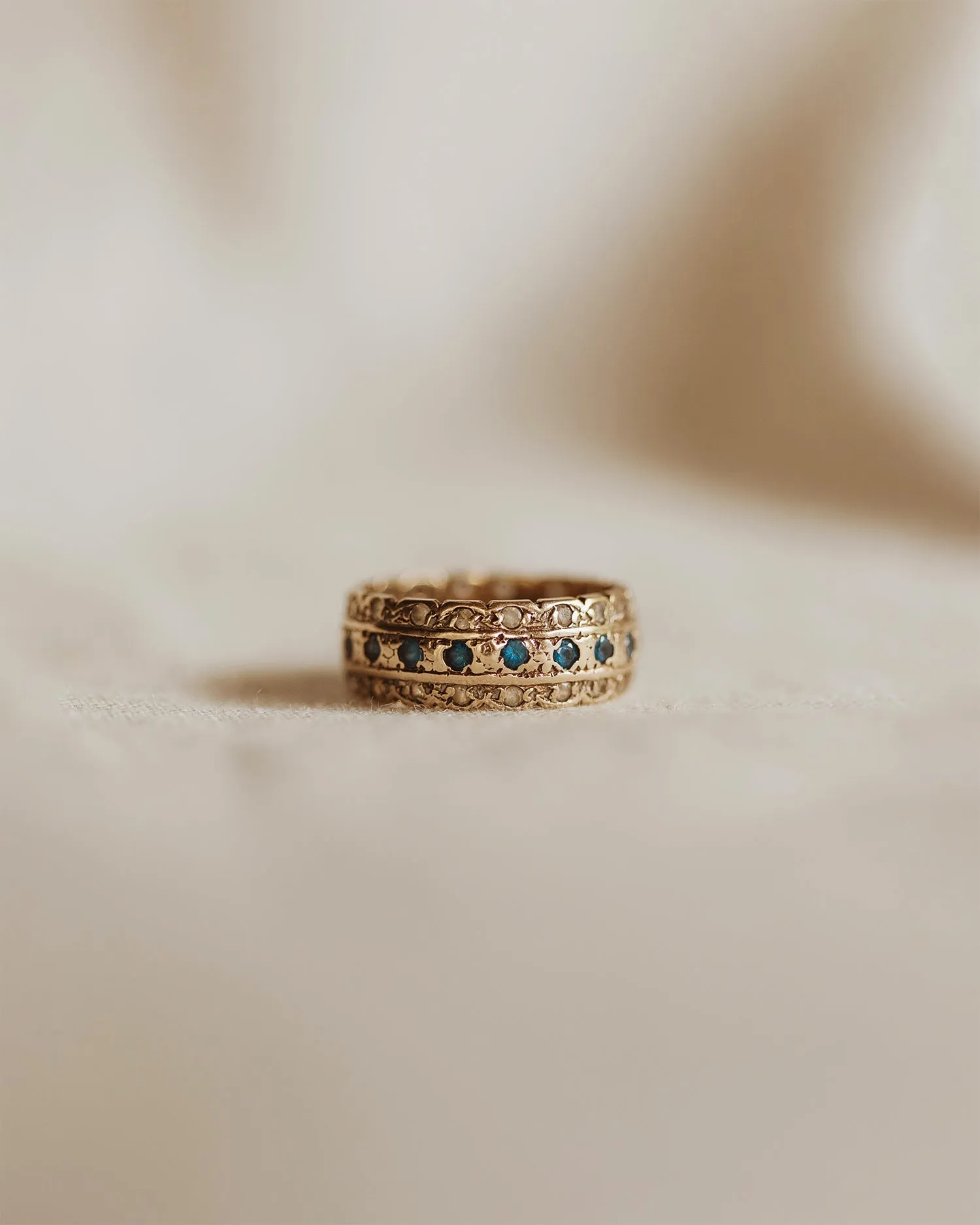 Irene 9ct Gold Sapphire Ring sold by Rock n Rose product image thumbnail 3