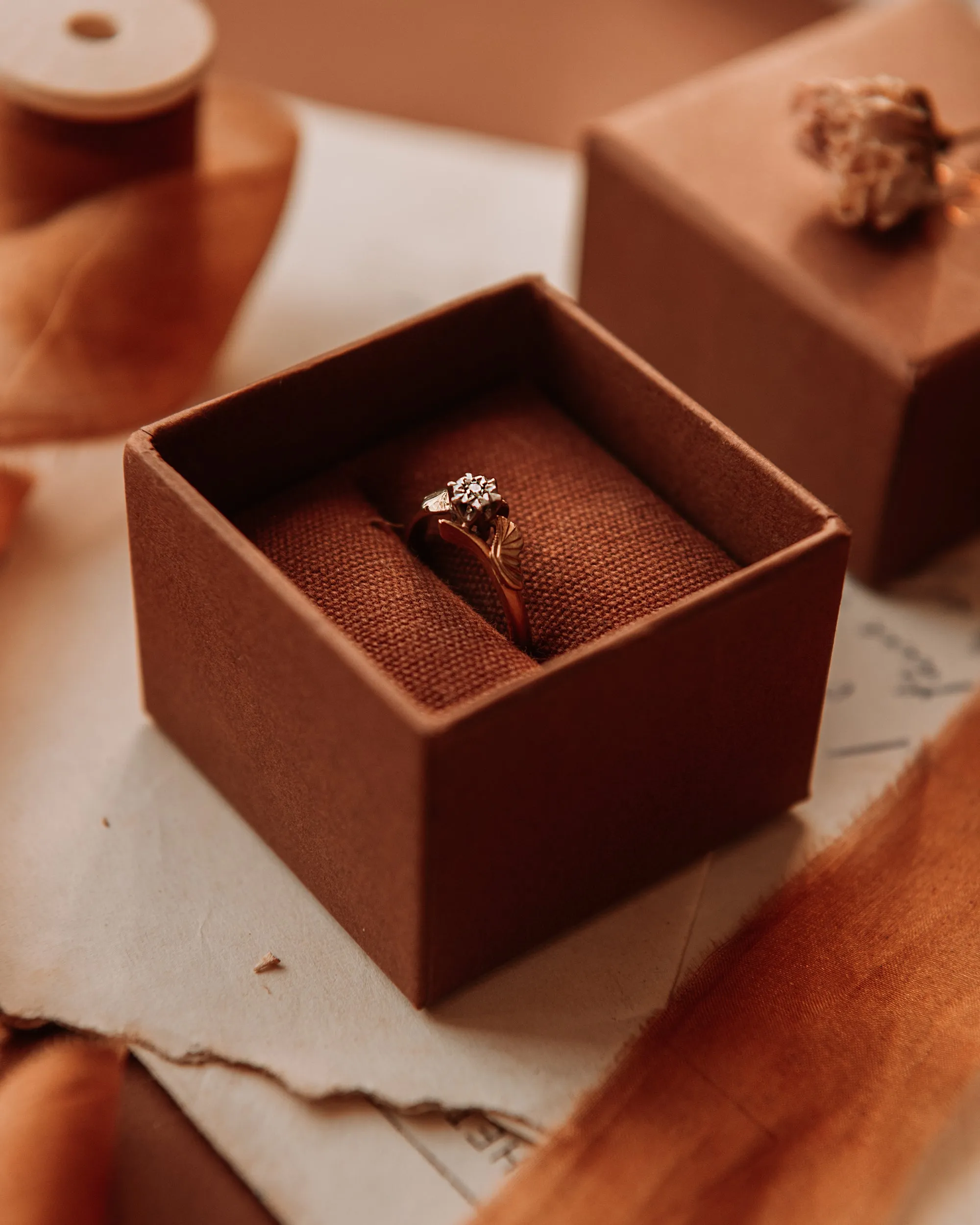 Sylvia 18ct Gold Diamond Ring sold by Rock n Rose product image thumbnail 3