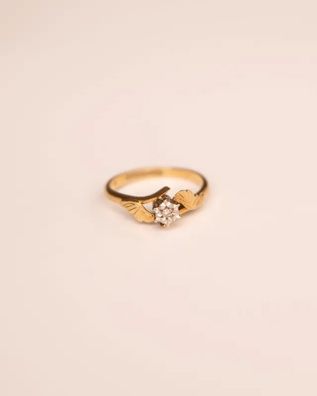 Sylvia 18ct Gold Diamond Ring sold by Rock n Rose