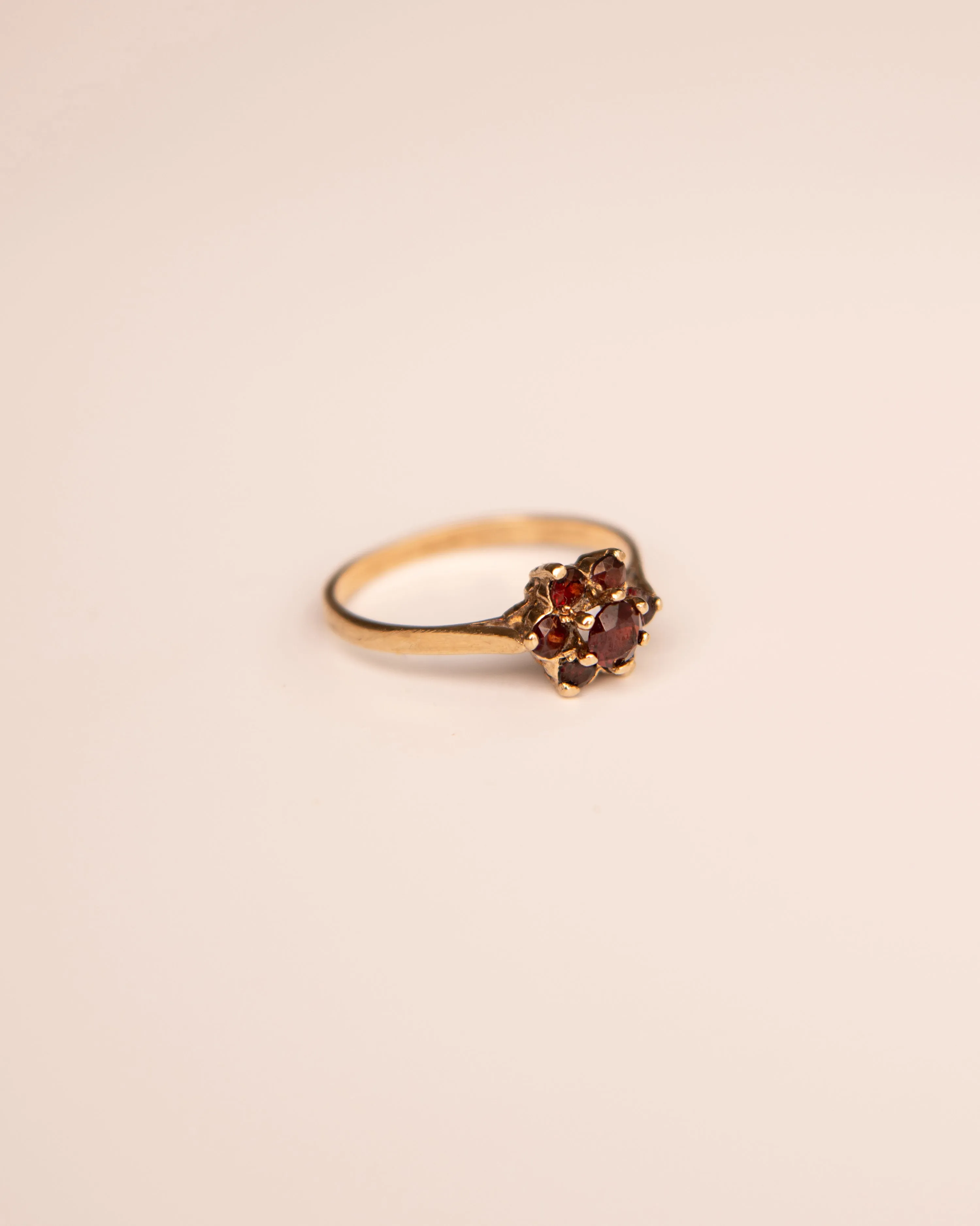 Bloom 9ct Gold Garnet Cluster Ring sold by Rock n Rose product image thumbnail 4