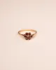 Bloom 9ct Gold Garnet Cluster Ring sold by Rock n Rose