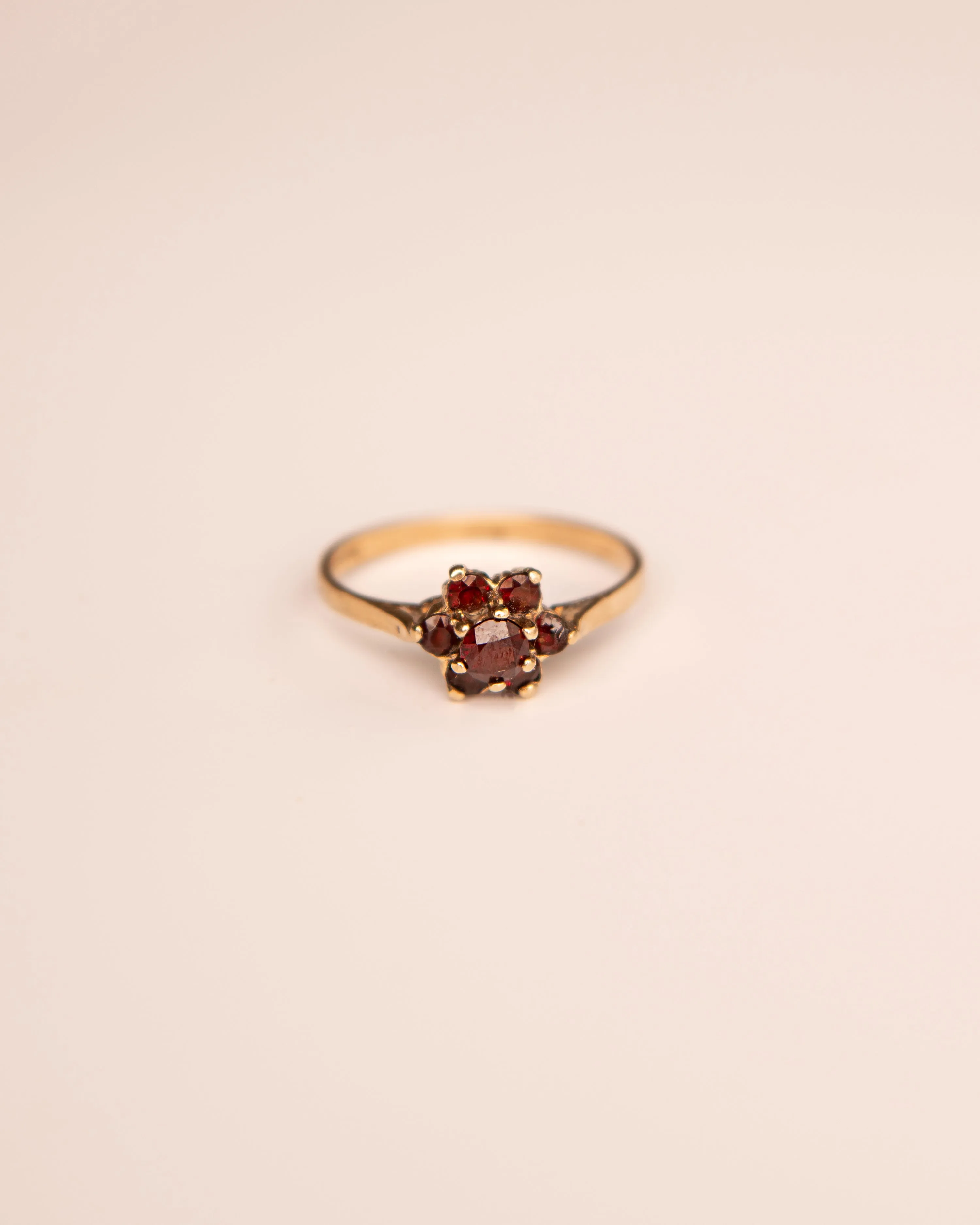 Bloom 9ct Gold Garnet Cluster Ring sold by Rock n Rose product image thumbnail 3