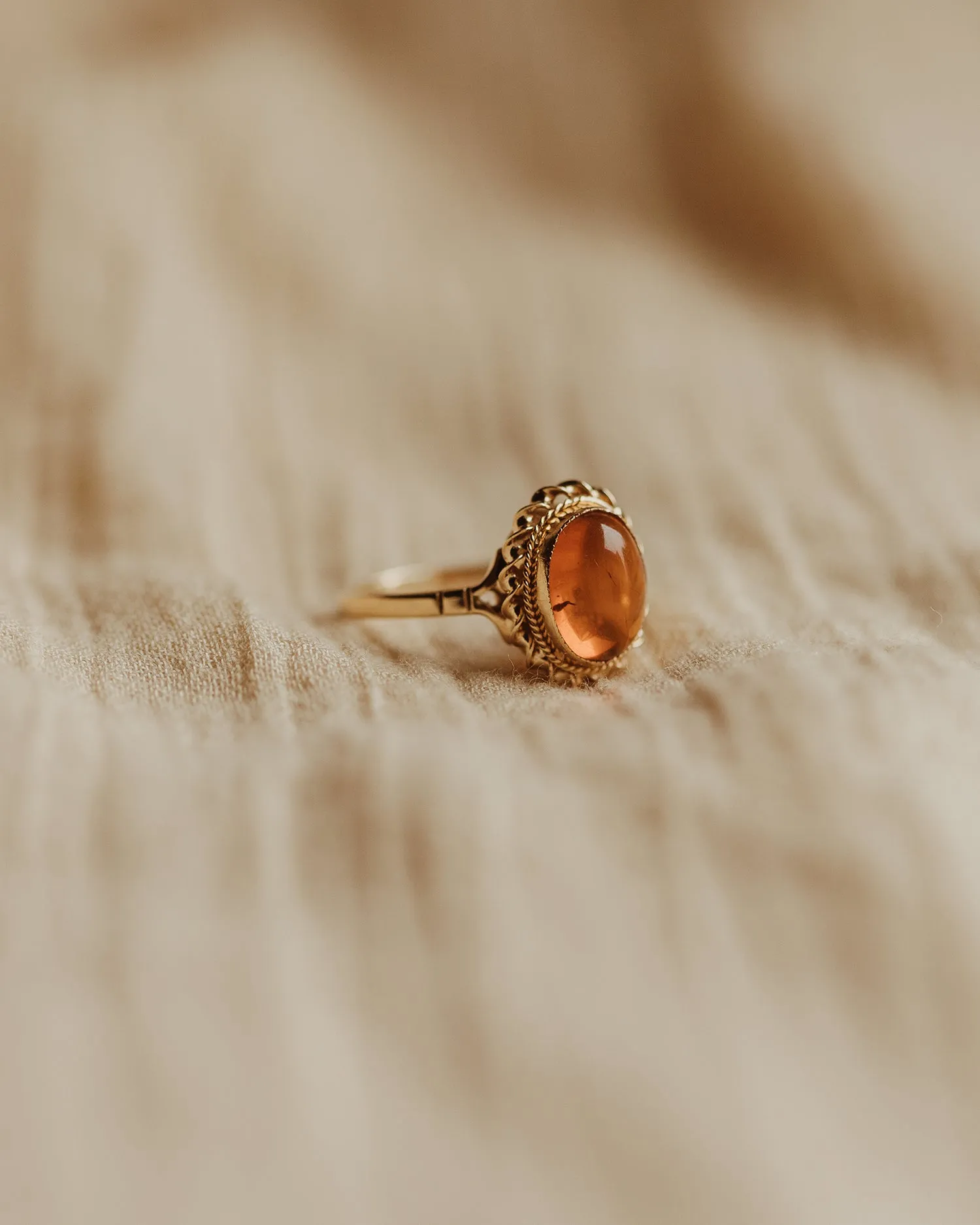 Dolly 9ct Gold Amber Ring sold by Rock n Rose product image thumbnail 3