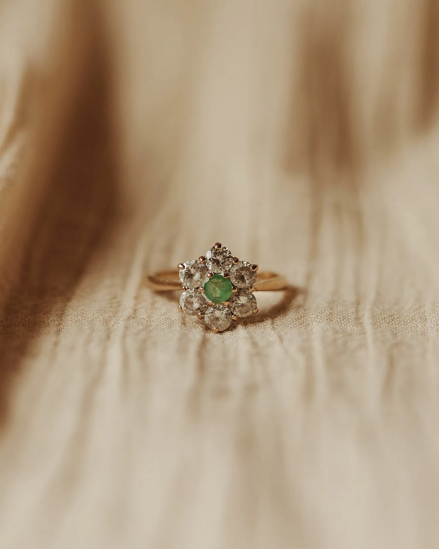 Sabine 9ct Gold Emerald Ring sold by Rock n Rose product image thumbnail 2