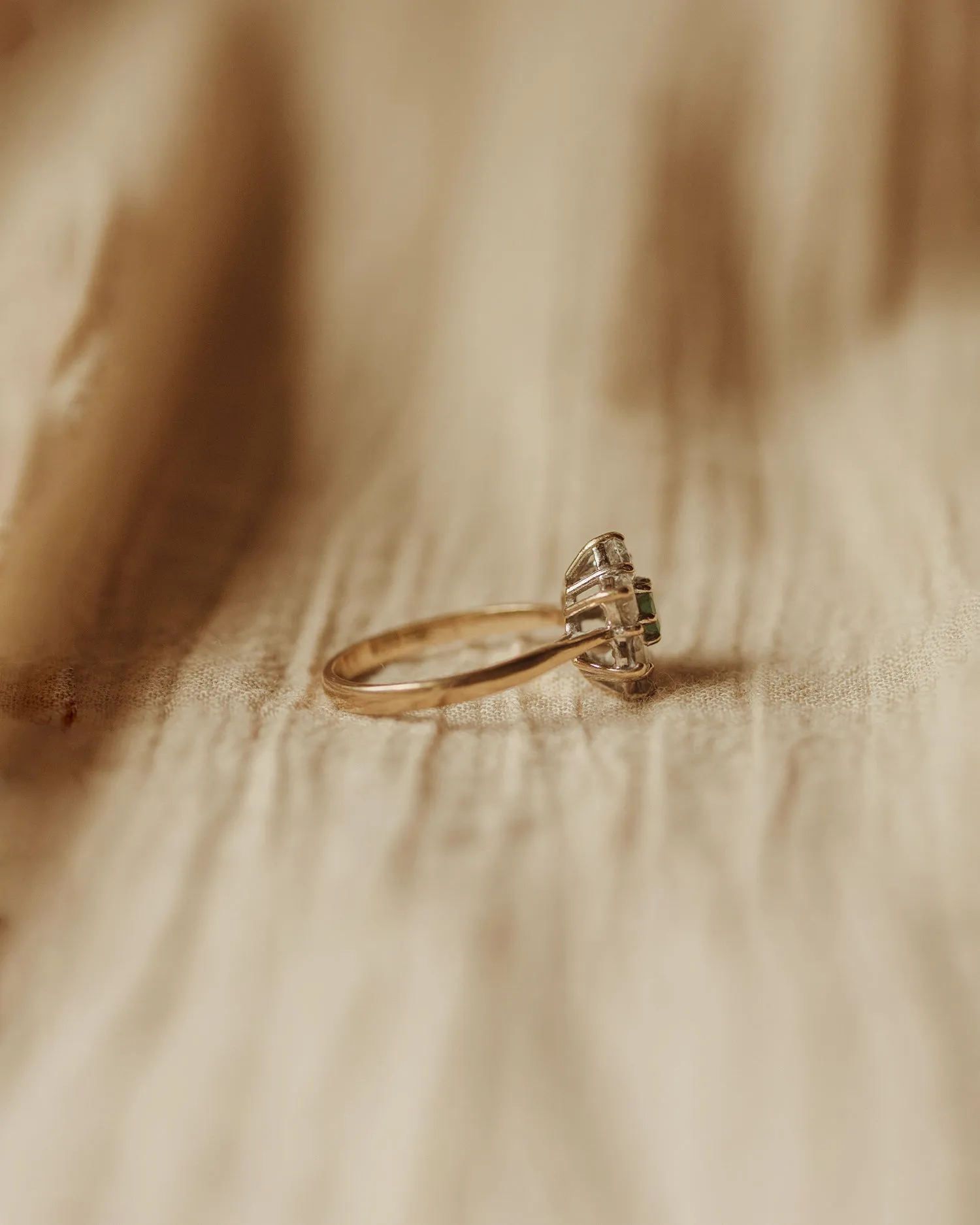 Sabine 9ct Gold Emerald Ring sold by Rock n Rose product image thumbnail 4