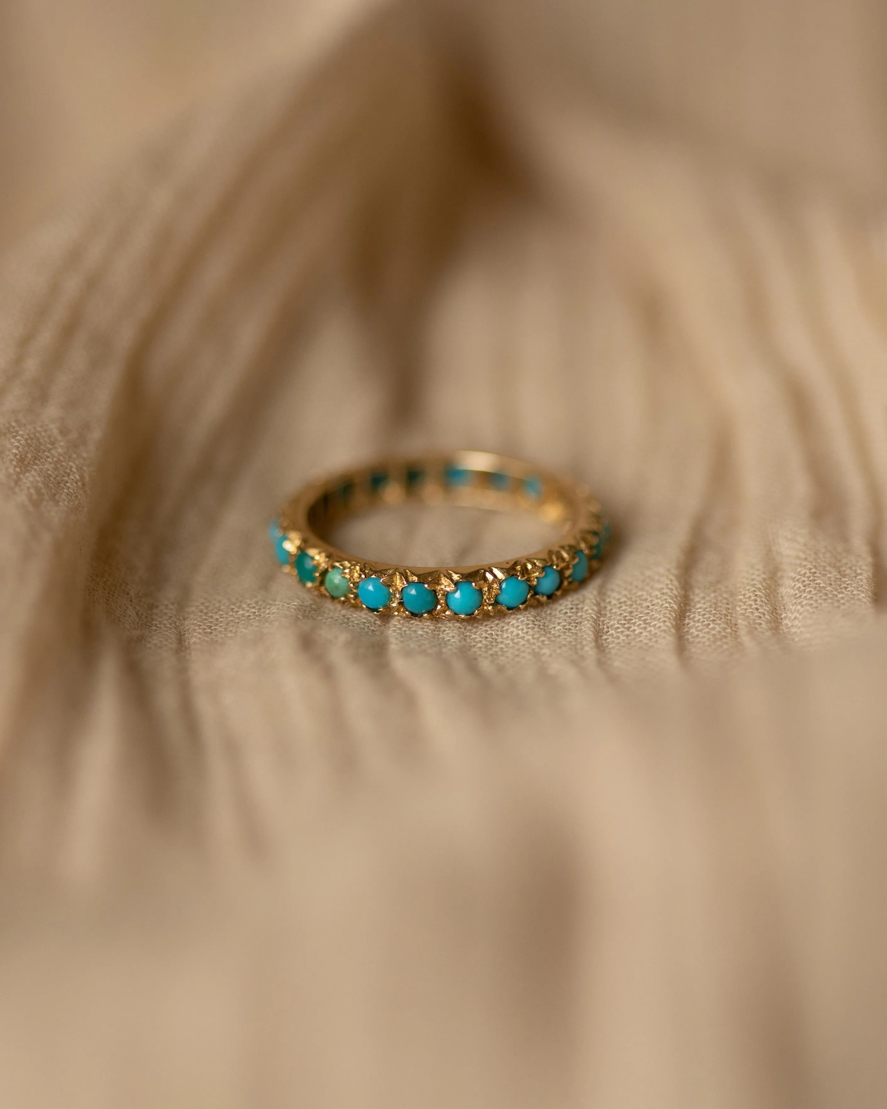 Noreen Antique Turquoise Full Eternity Ring sold by Rock n Rose product image thumbnail 2