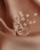 Holliday Sterling Silver Floral Etched Hoops sold by Rock n Rose
