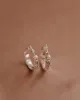 Holliday Sterling Silver Floral Etched Hoops sold by Rock n Rose