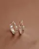 Holliday Sterling Silver Floral Etched Hoops sold by Rock n Rose