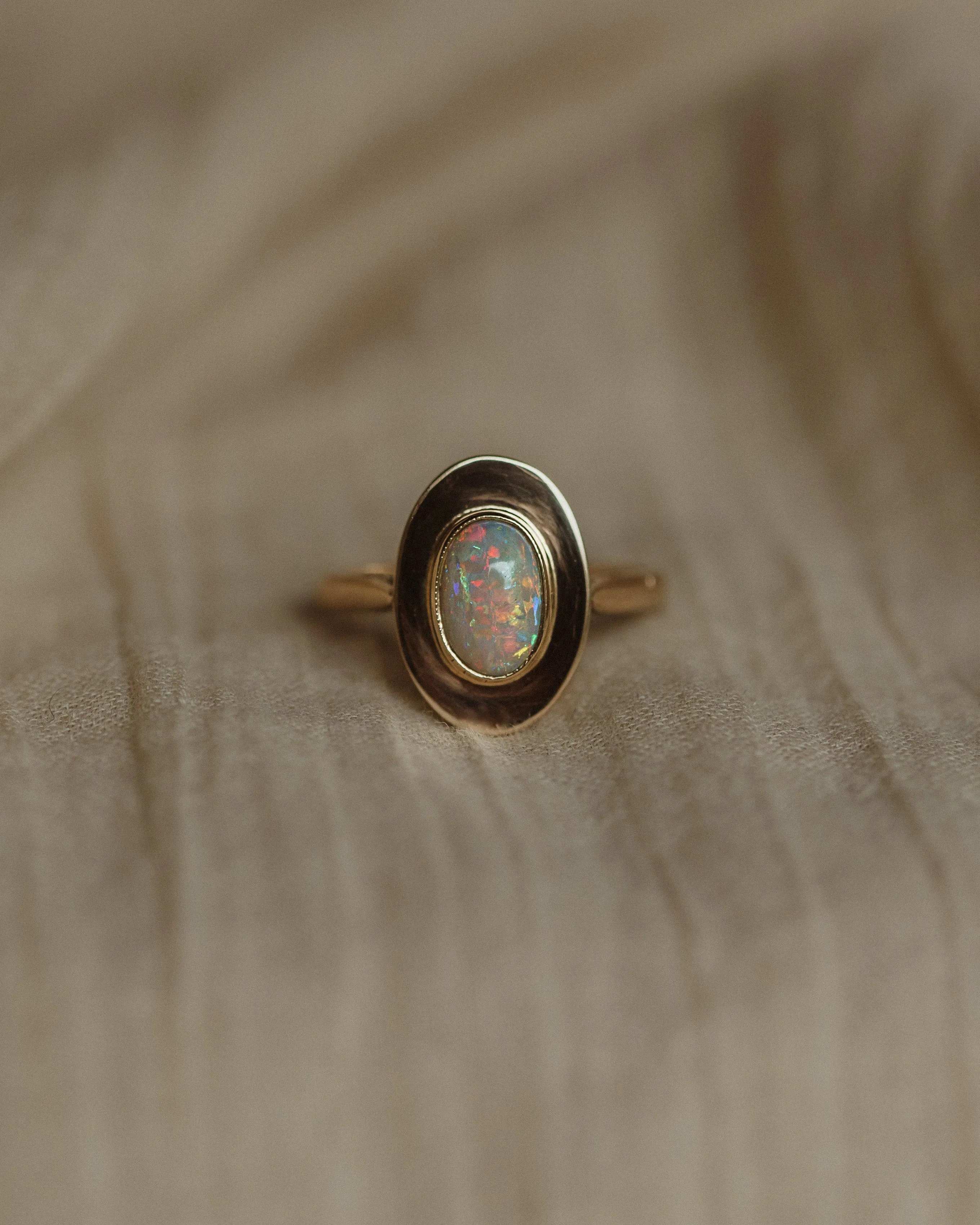 Narcissa Vintage 9ct Gold Opal Ring sold by Rock n Rose product image thumbnail 4
