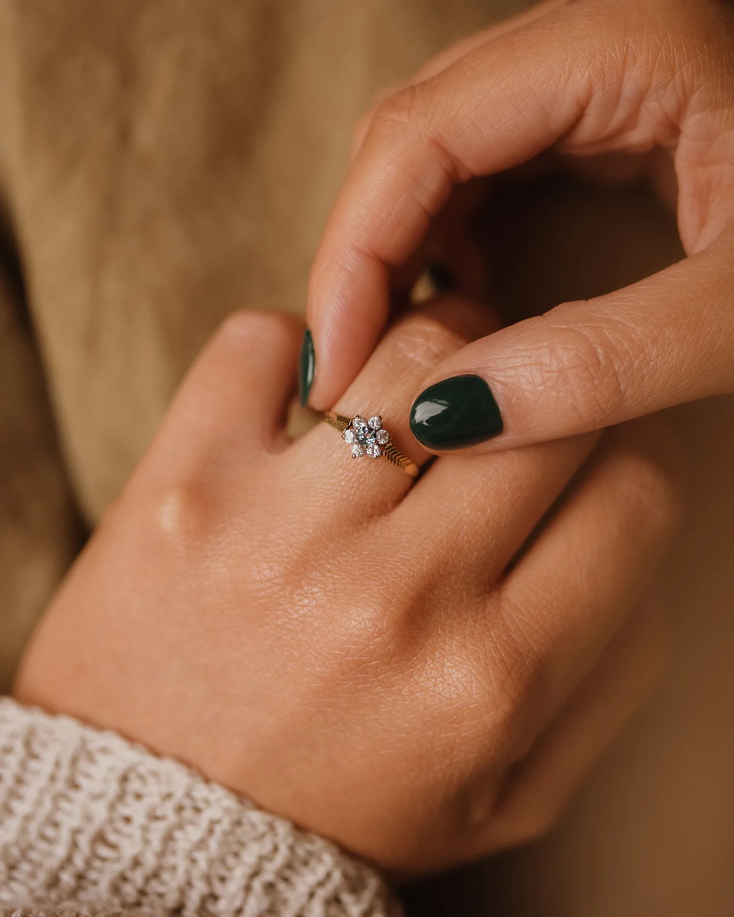 Lydia 1989 9ct Gold Aquamarine Ring sold by Rock n Rose product image thumbnail 2