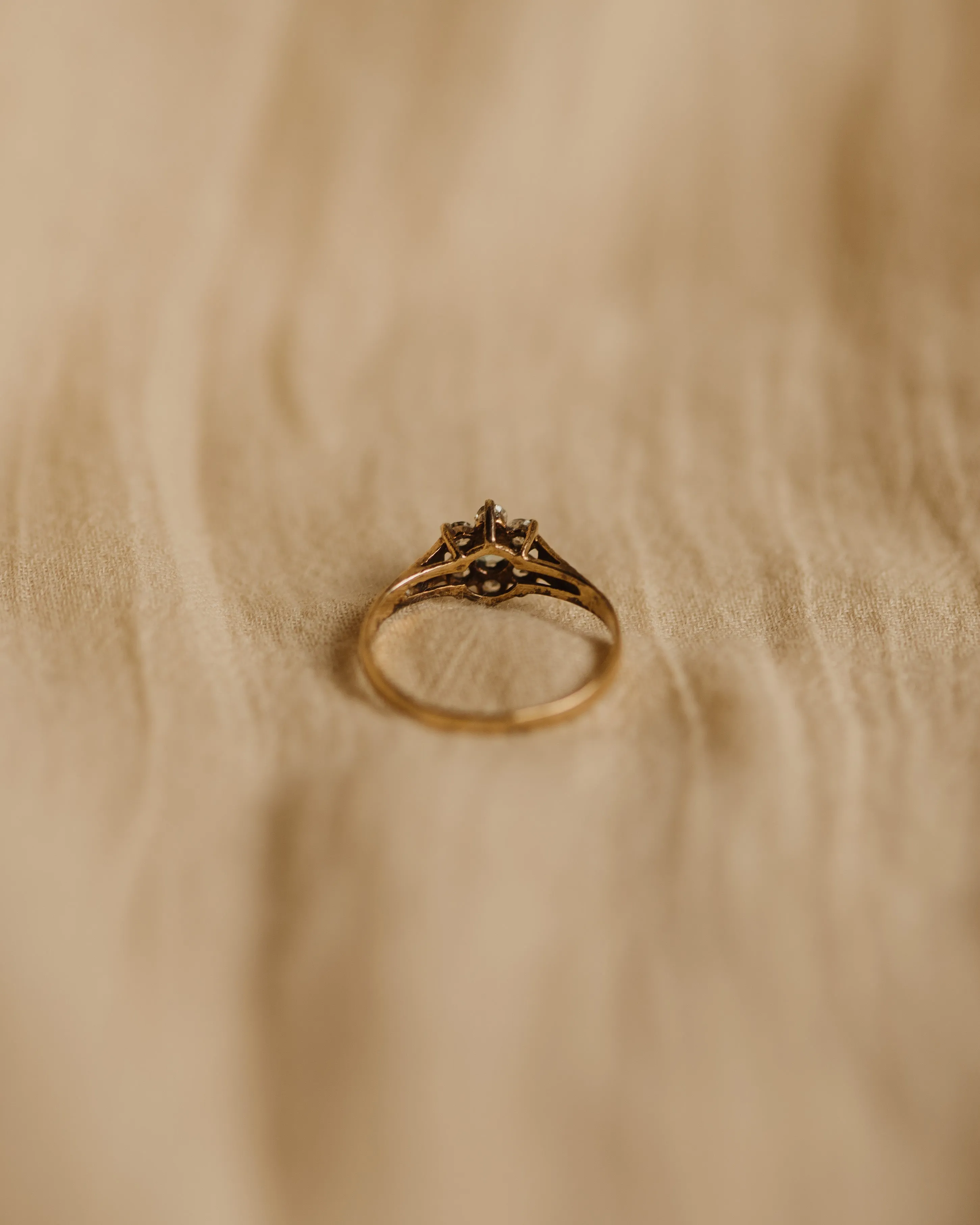 Lydia 1989 9ct Gold Aquamarine Ring sold by Rock n Rose product image thumbnail 4