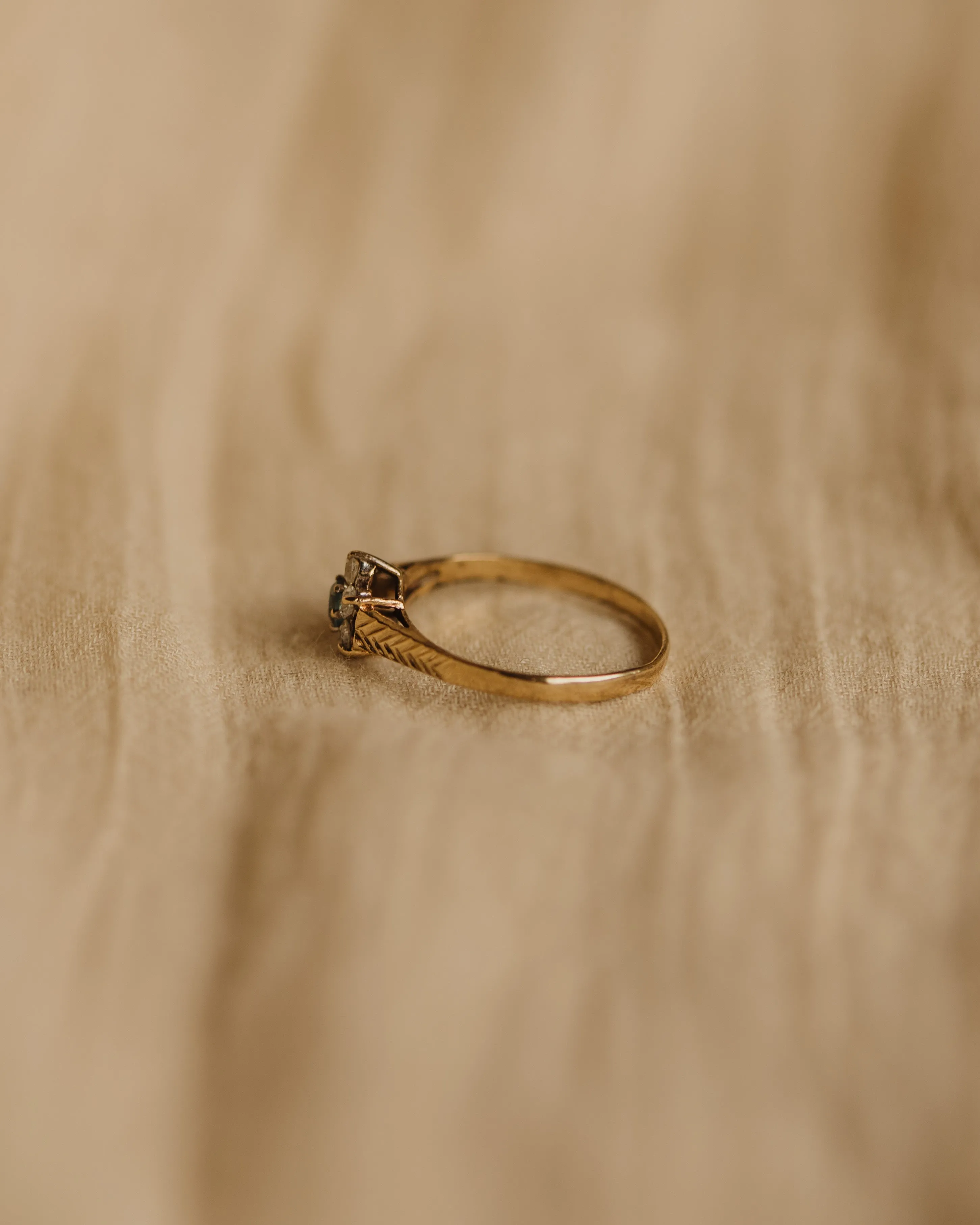 Lydia 1989 9ct Gold Aquamarine Ring sold by Rock n Rose product image thumbnail 5