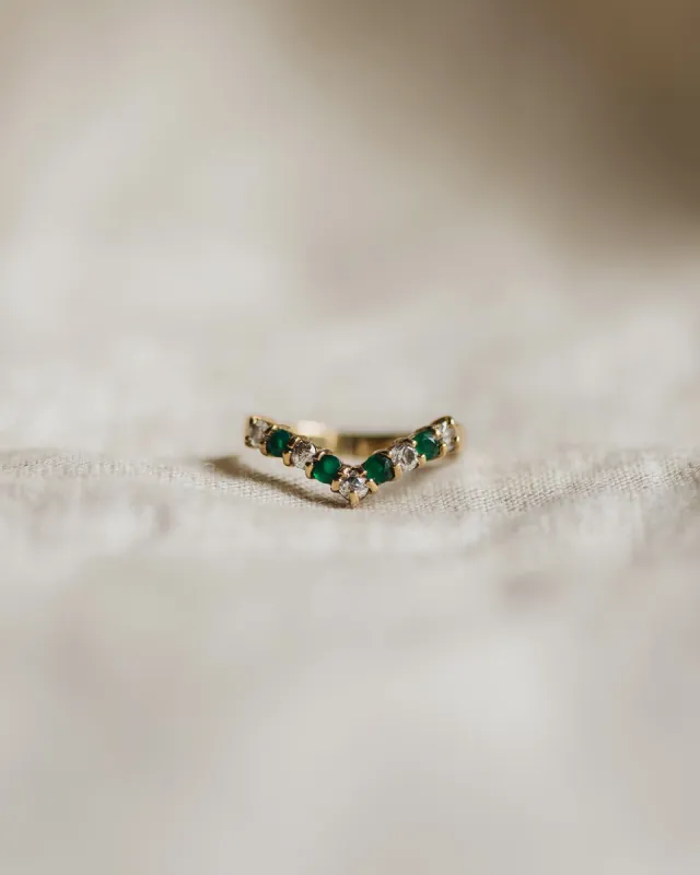 Joyce 9ct Gold Emerald Ring sold by Rock n Rose