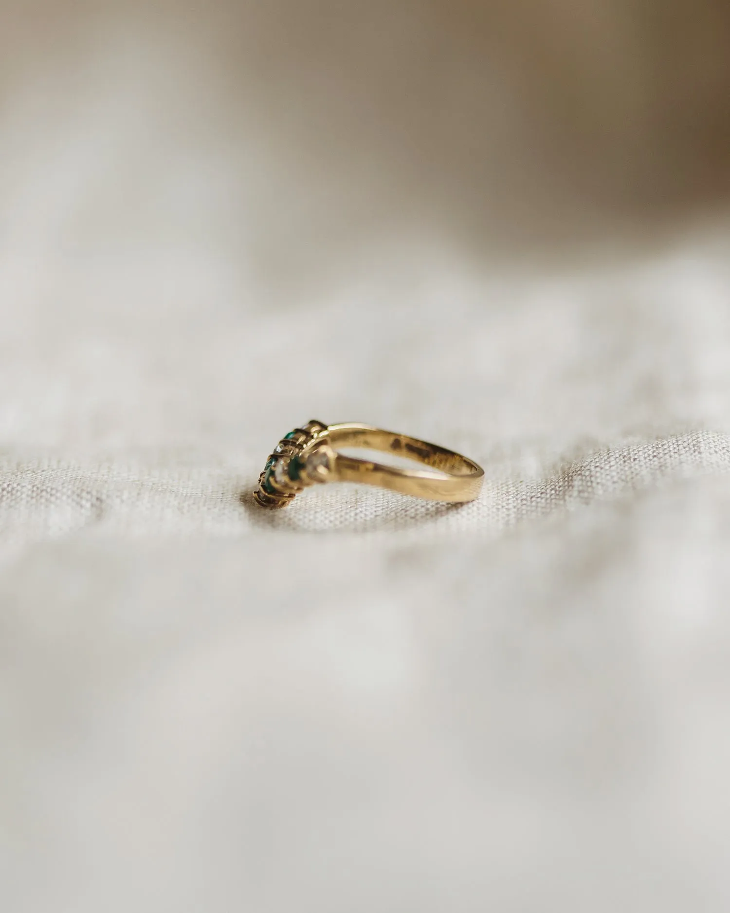 Joyce 9ct Gold Emerald Ring sold by Rock n Rose product image thumbnail 5