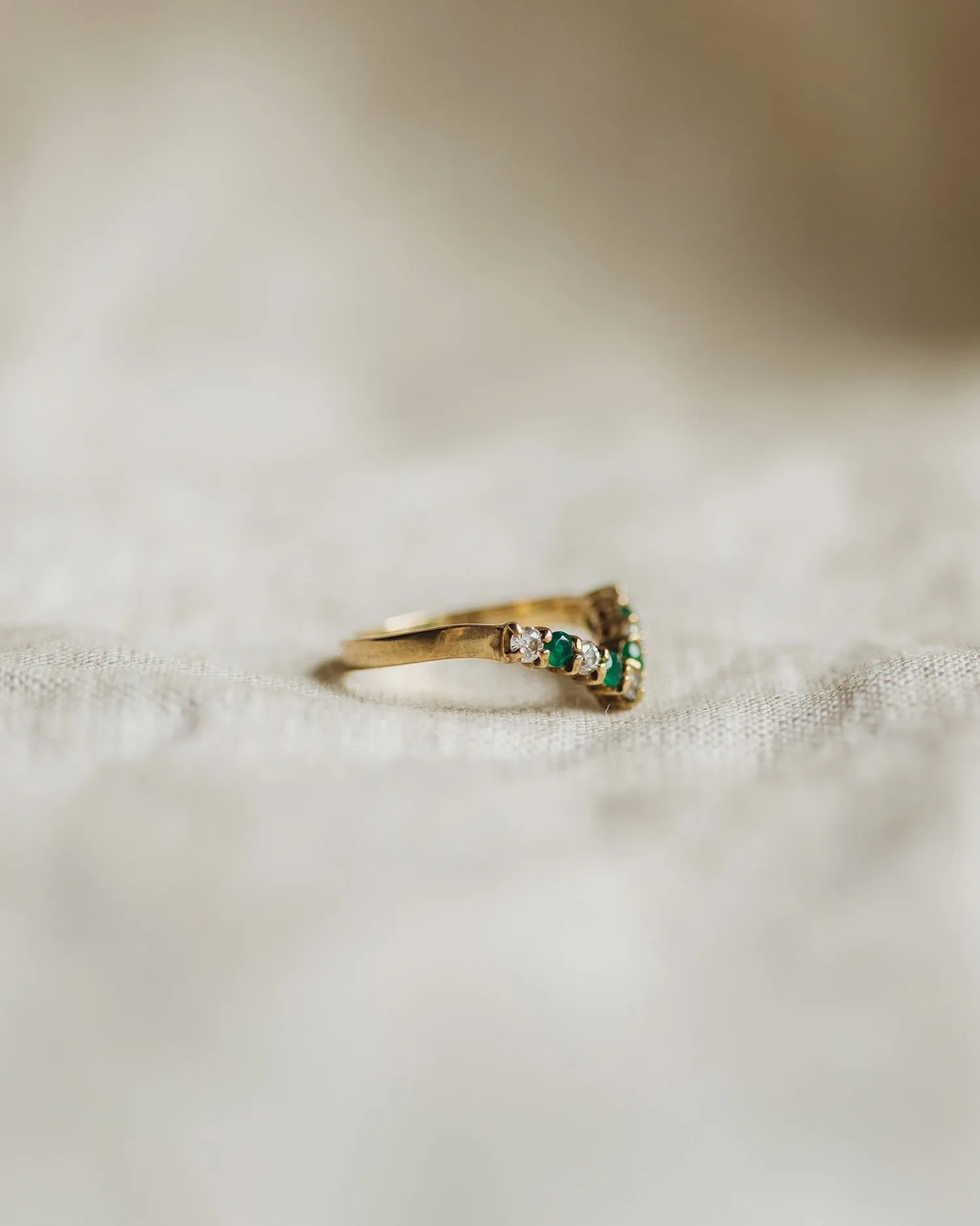 Joyce 9ct Gold Emerald Ring sold by Rock n Rose product image thumbnail 3