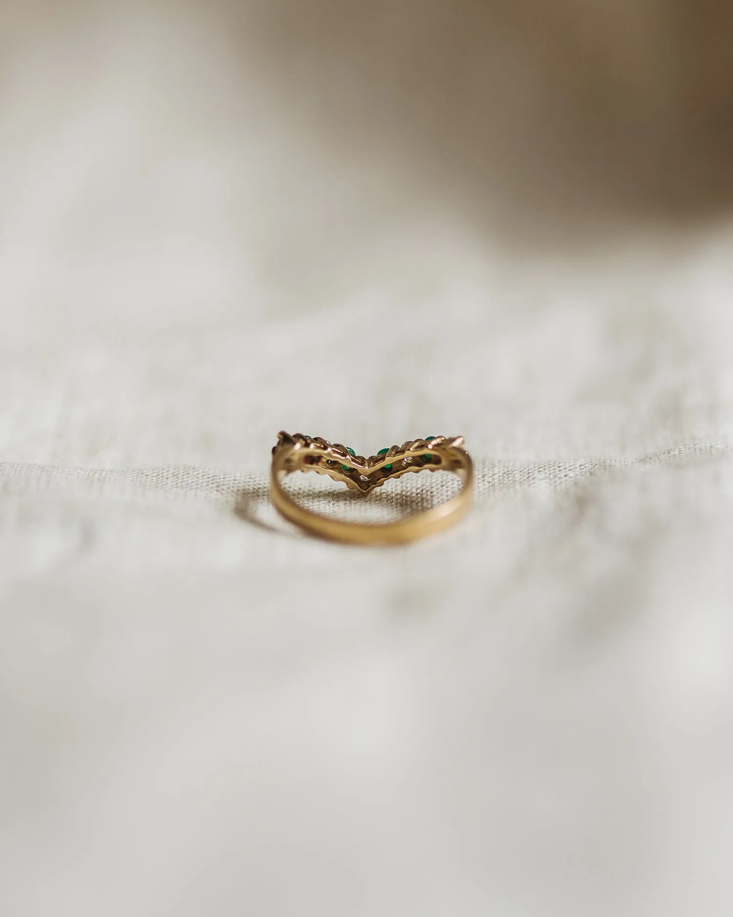 Joyce 9ct Gold Emerald Ring sold by Rock n Rose product image thumbnail 4